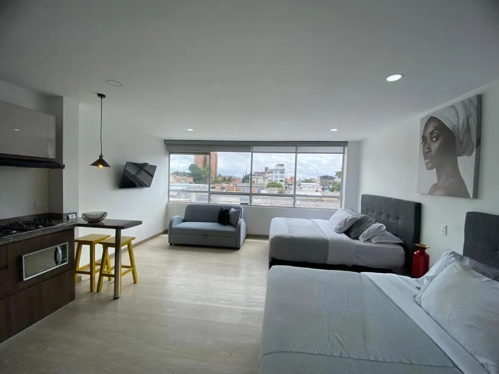 Photo of the whole room, Bed in Spacio30