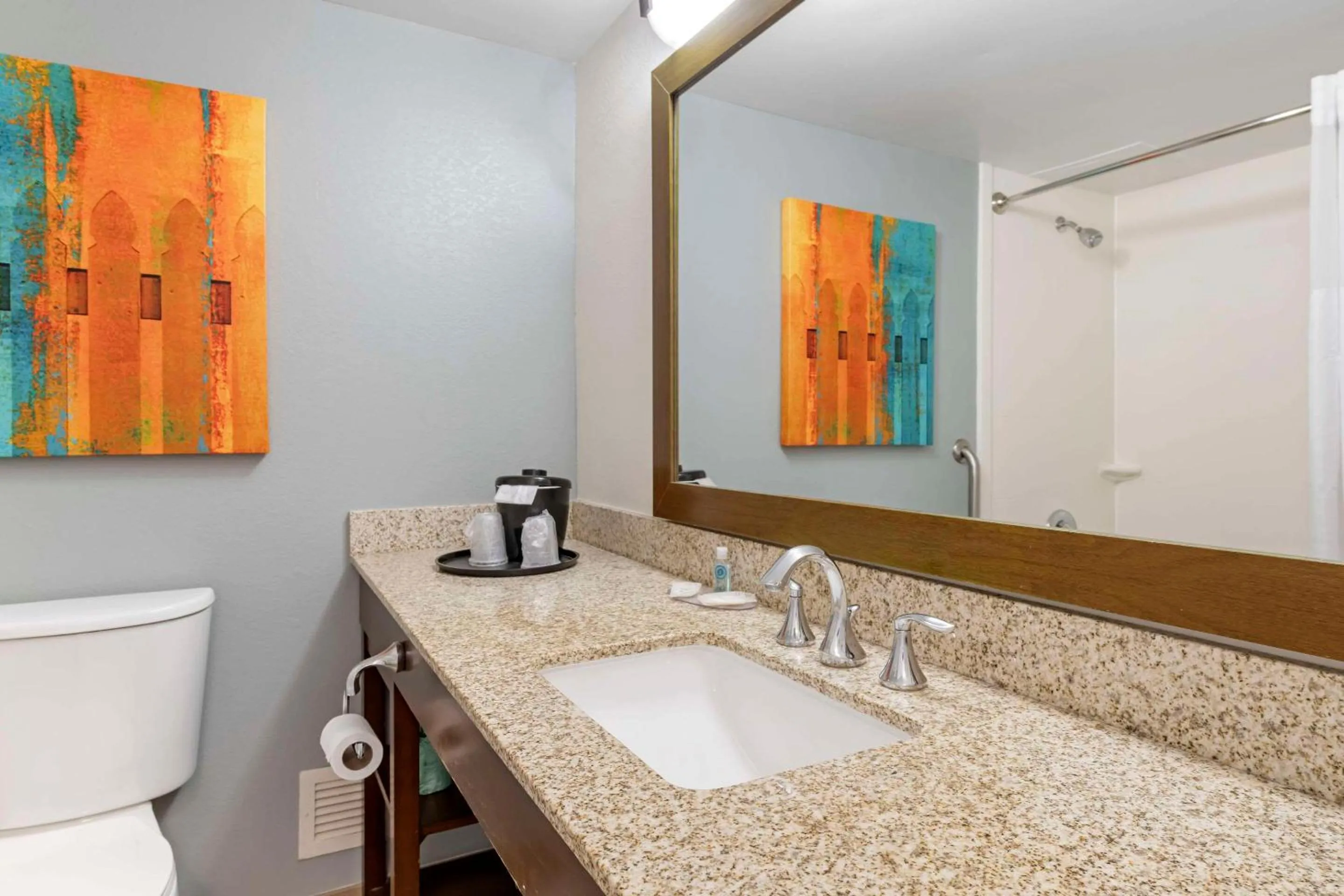 Bathroom in MainStay Suites MSP Airport - Mall of America