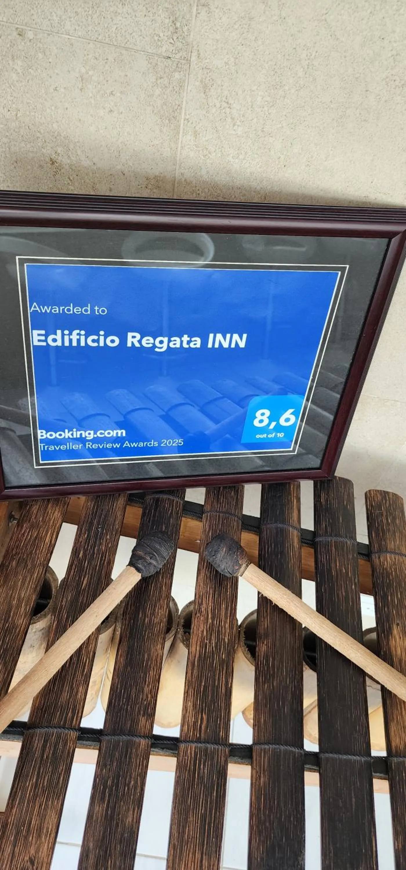 Certificate/Award in Edificio Regata INN