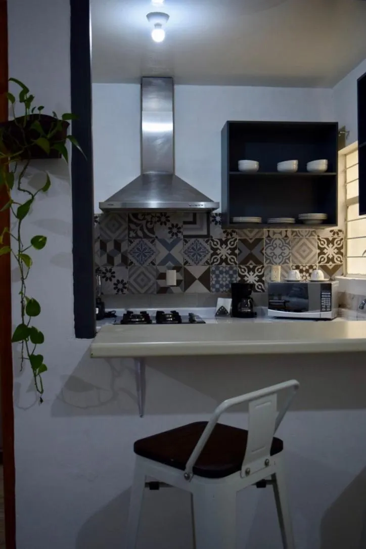 Kitchen or kitchenette in Casa Miranda Morelos