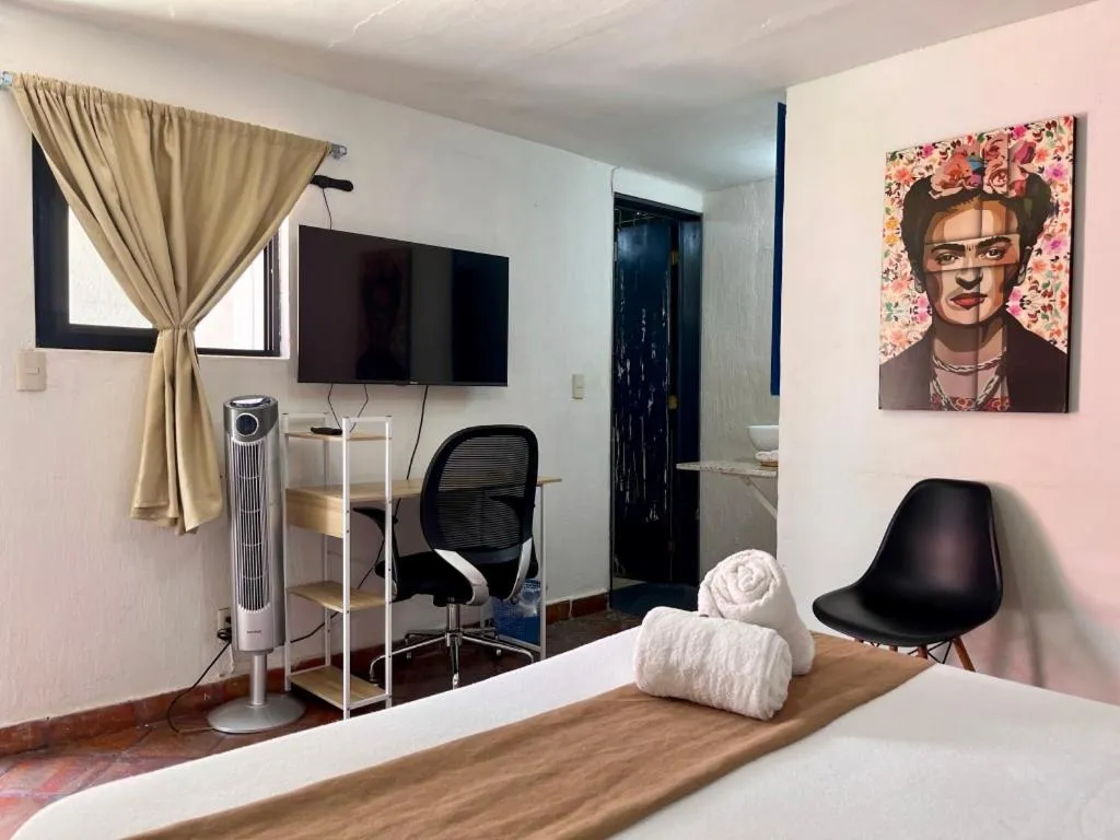 Bed in Casa Miranda Morelos