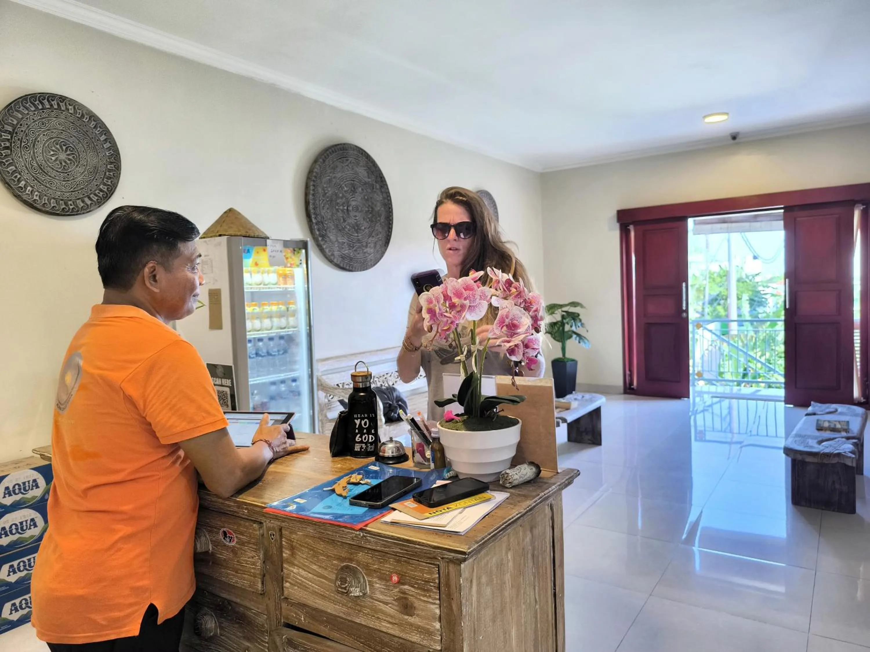 Lobby or reception in Alam Canggu Kuta by ABM