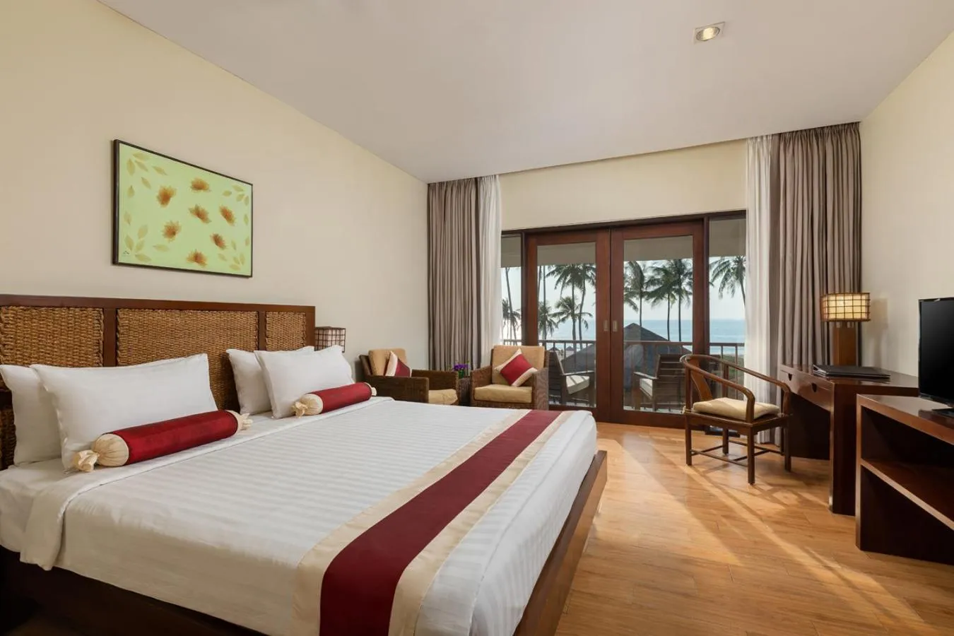 Sea view, Bed in Eskala Hotels and Resorts