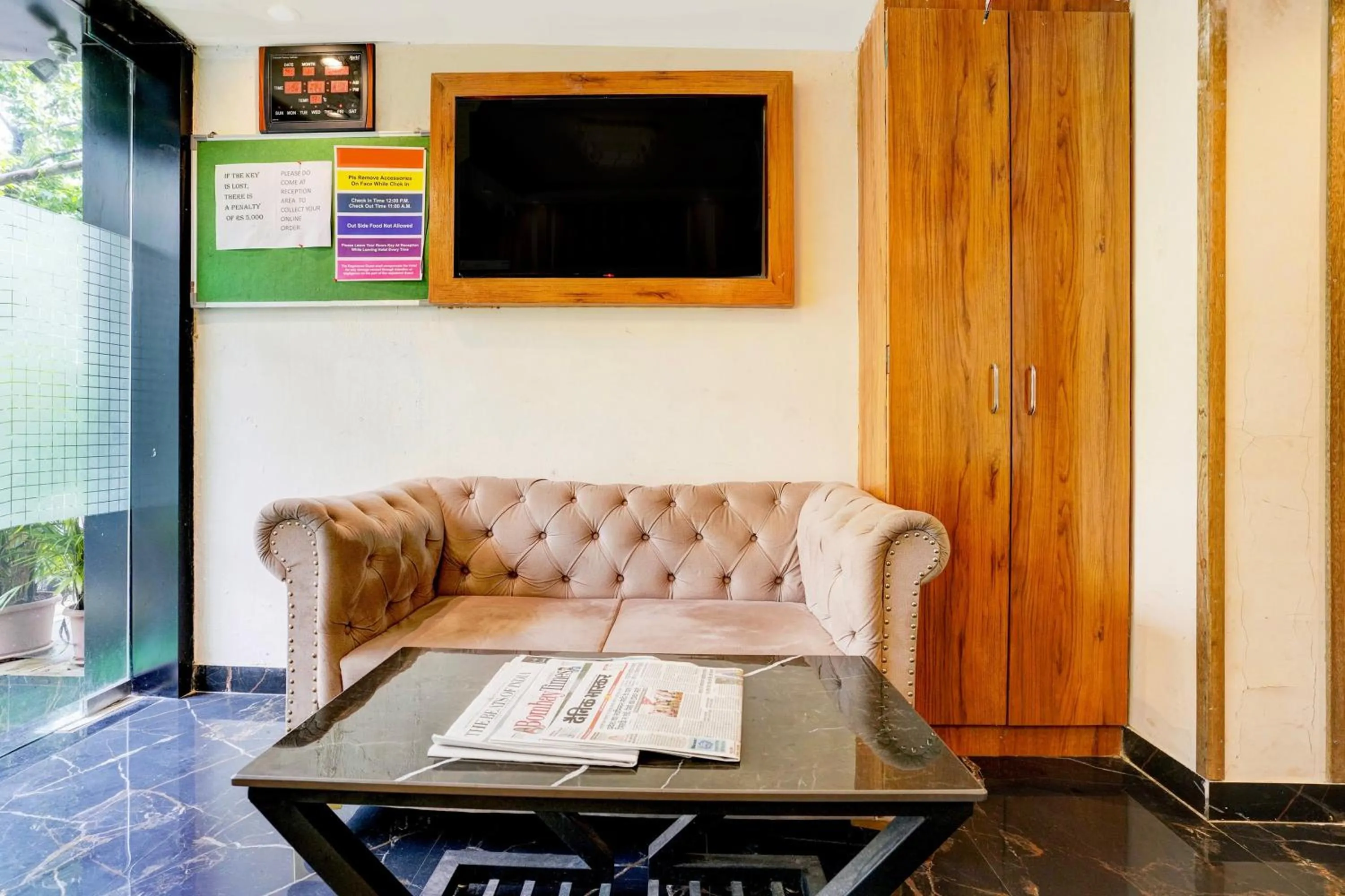 Lobby or reception in Hotel O Sakinaka Andheri Kurla Road