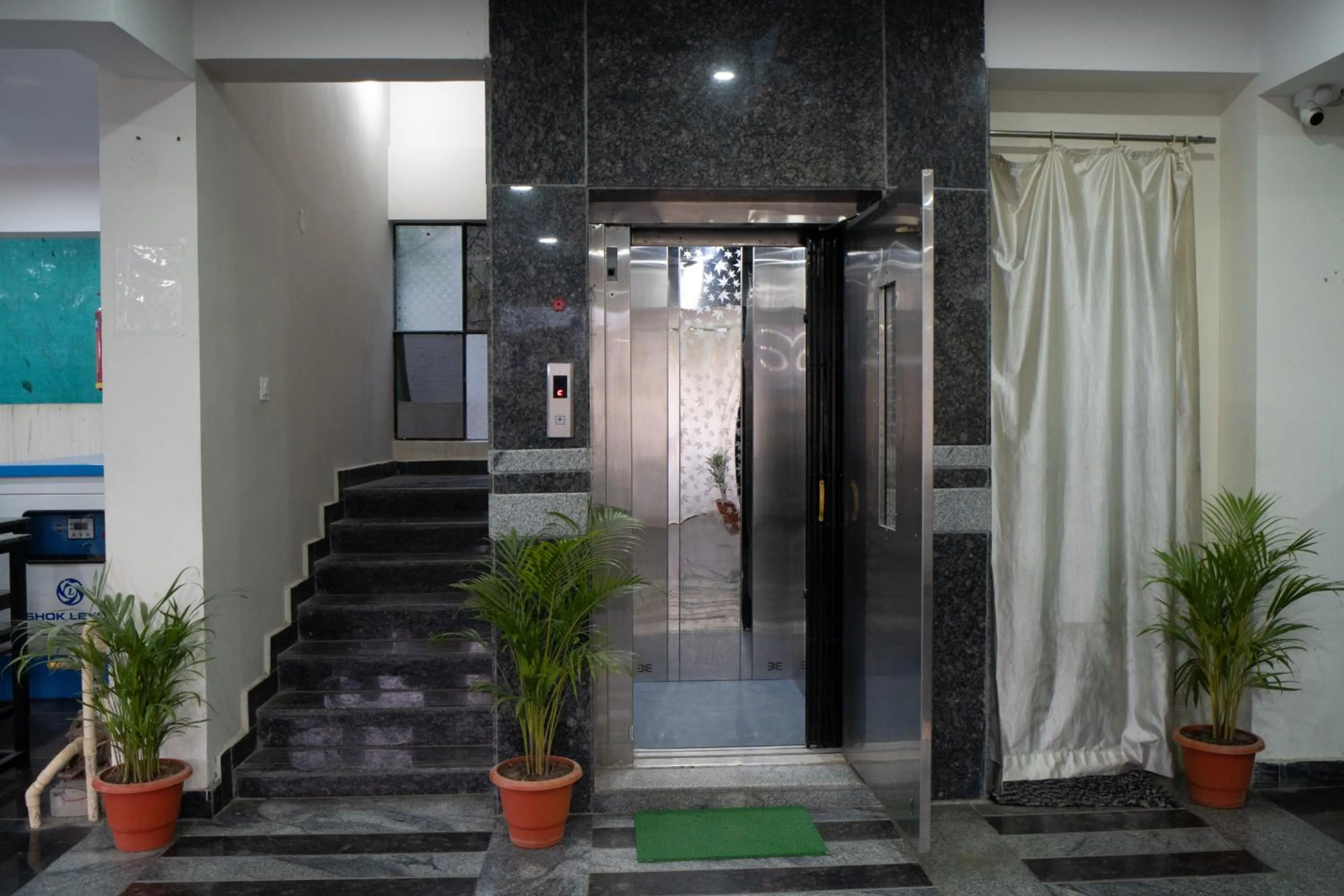 elevator in Yellow Bells Gachibowli