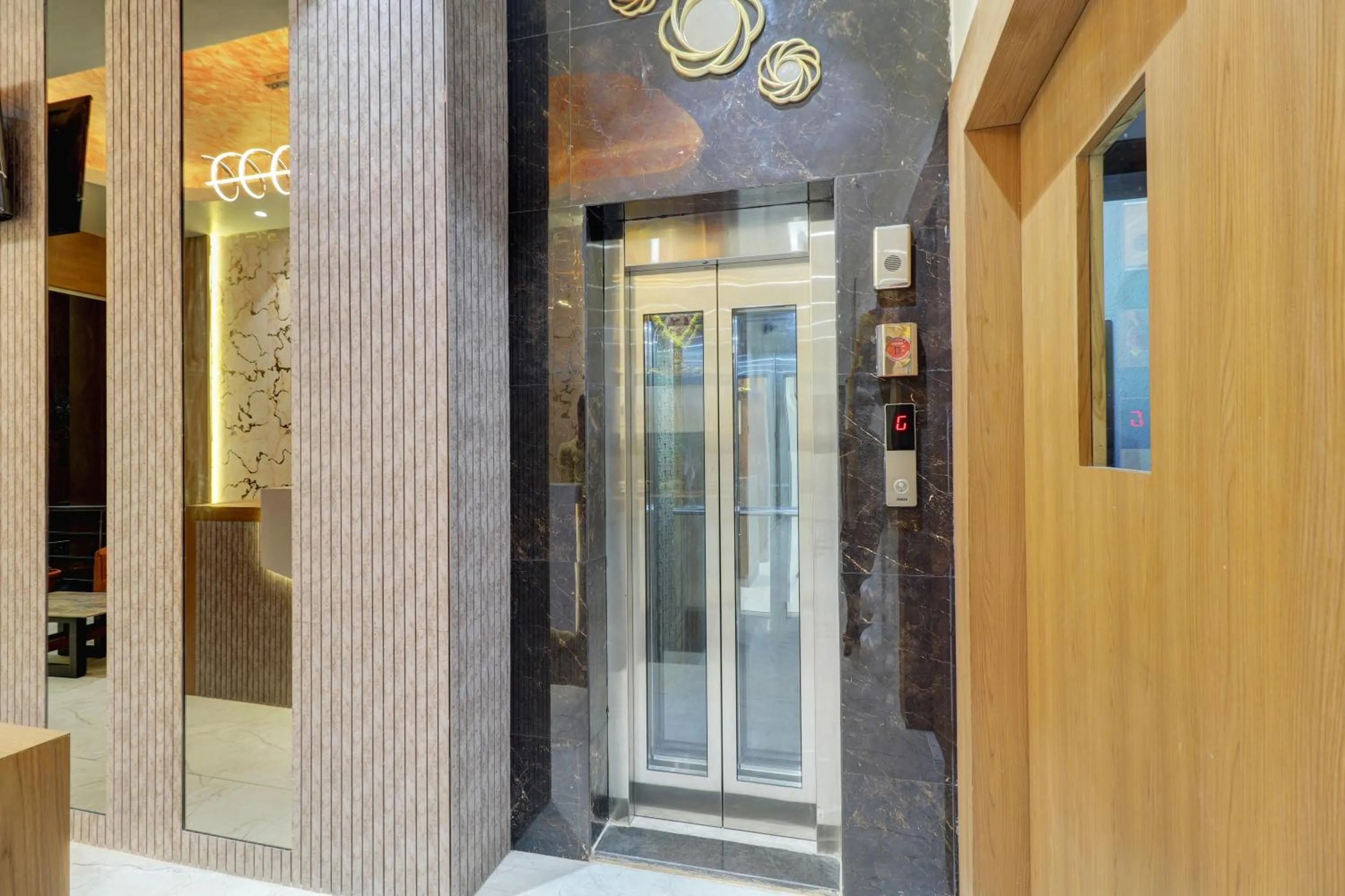 elevator in Radhe Residency