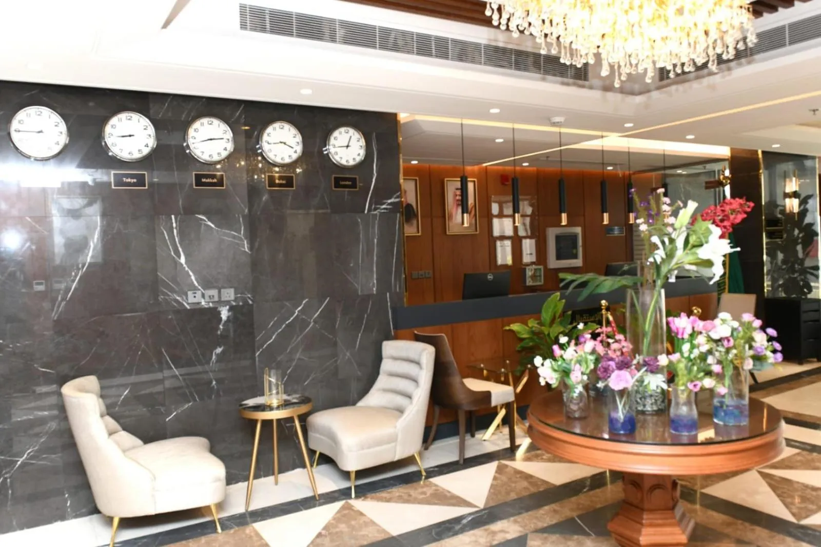 Seating area in Renee Hotel