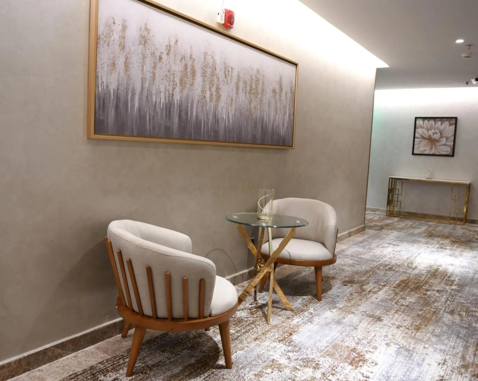 Seating area in Renee Hotel