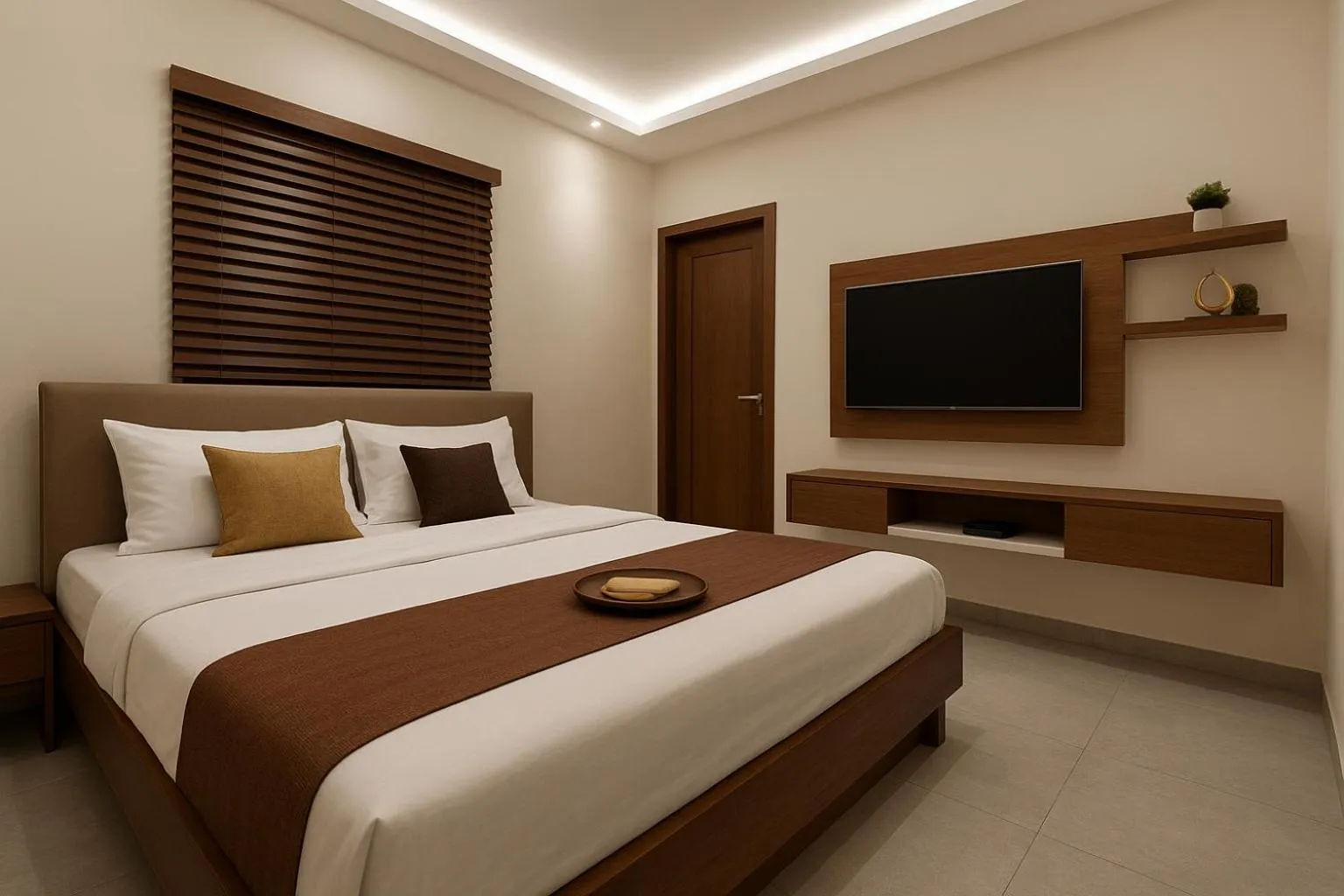 Bed in Madhav Residency