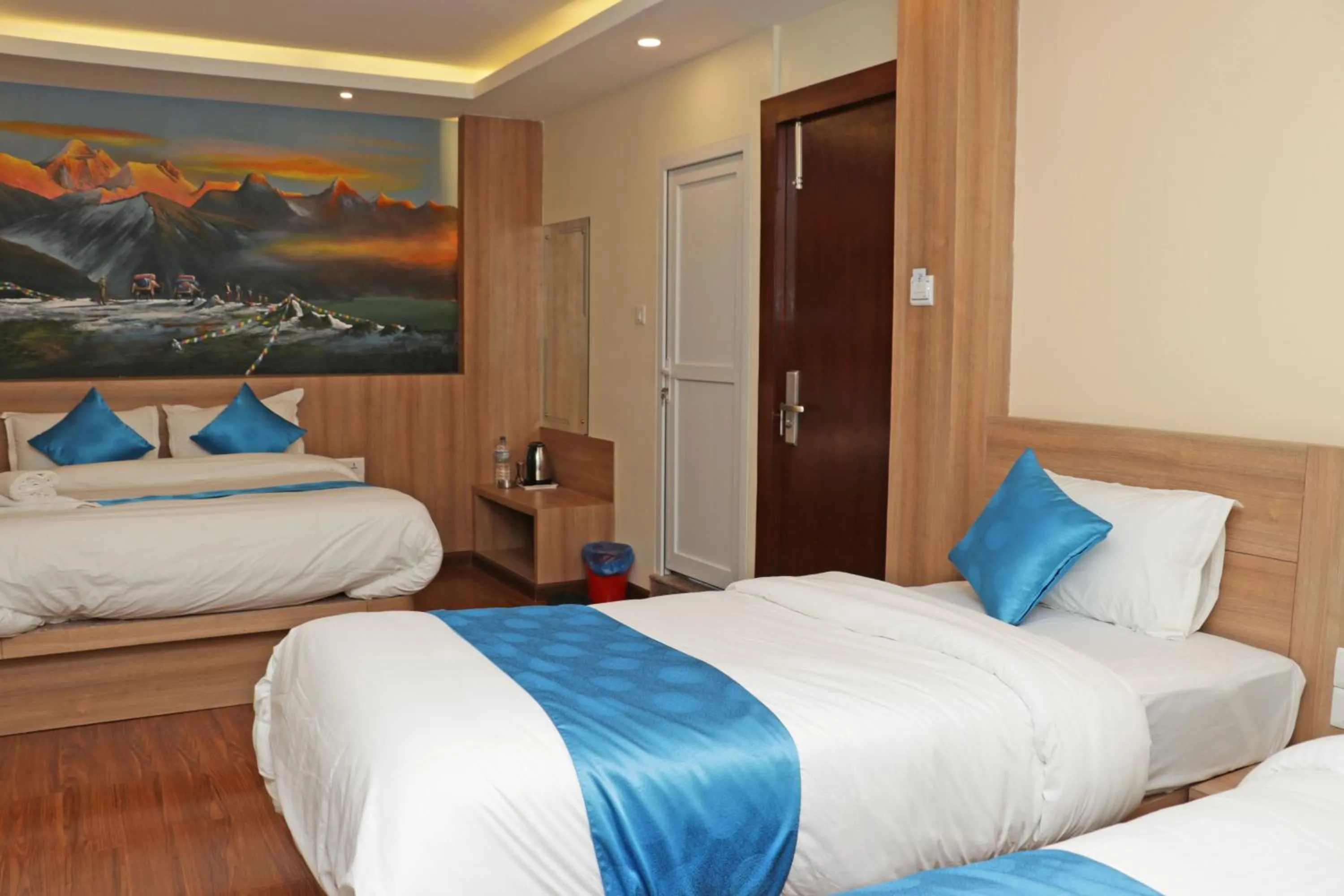 Bed in Hotel Dipjyoti