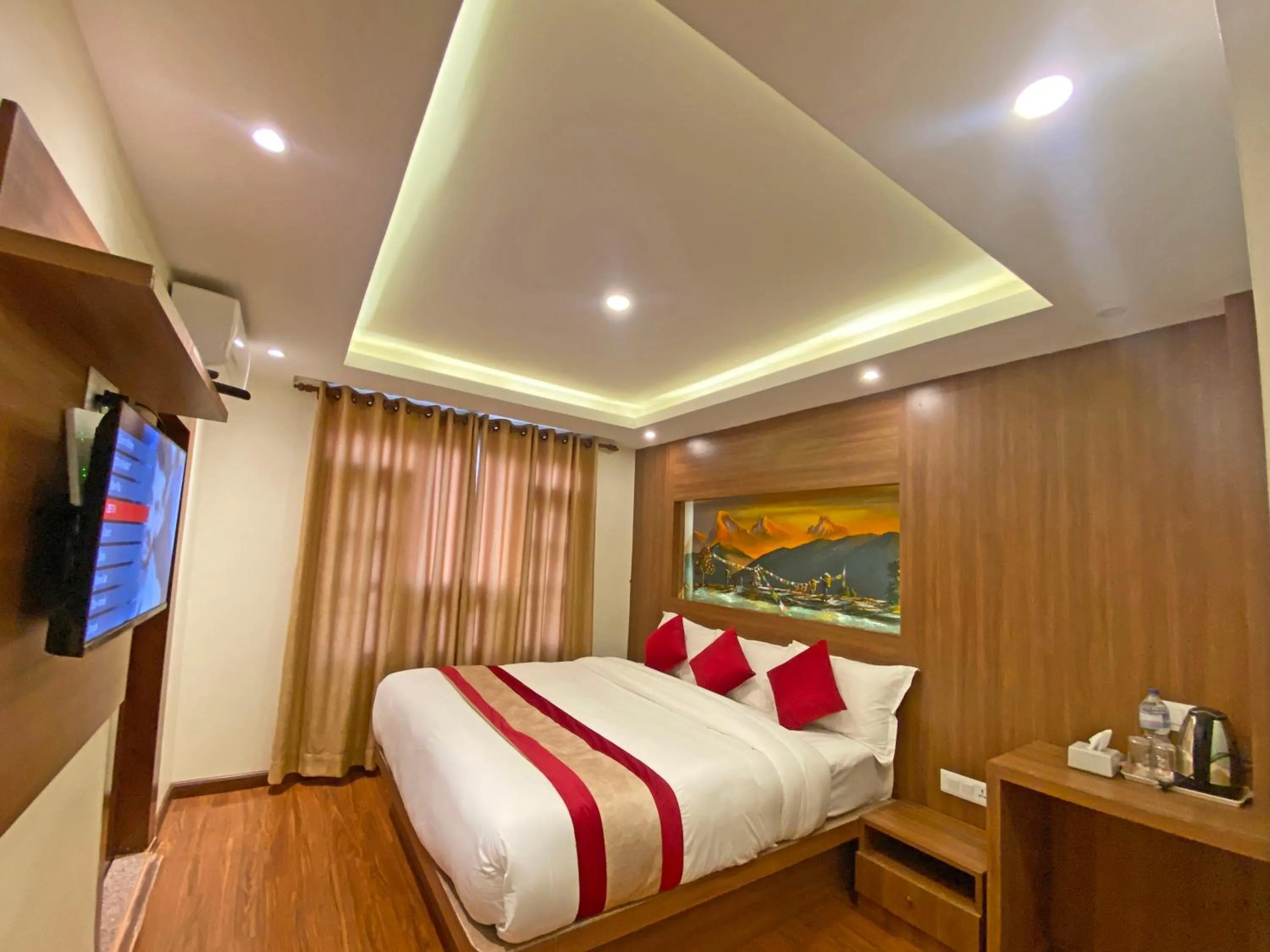 Bed in Hotel Dipjyoti