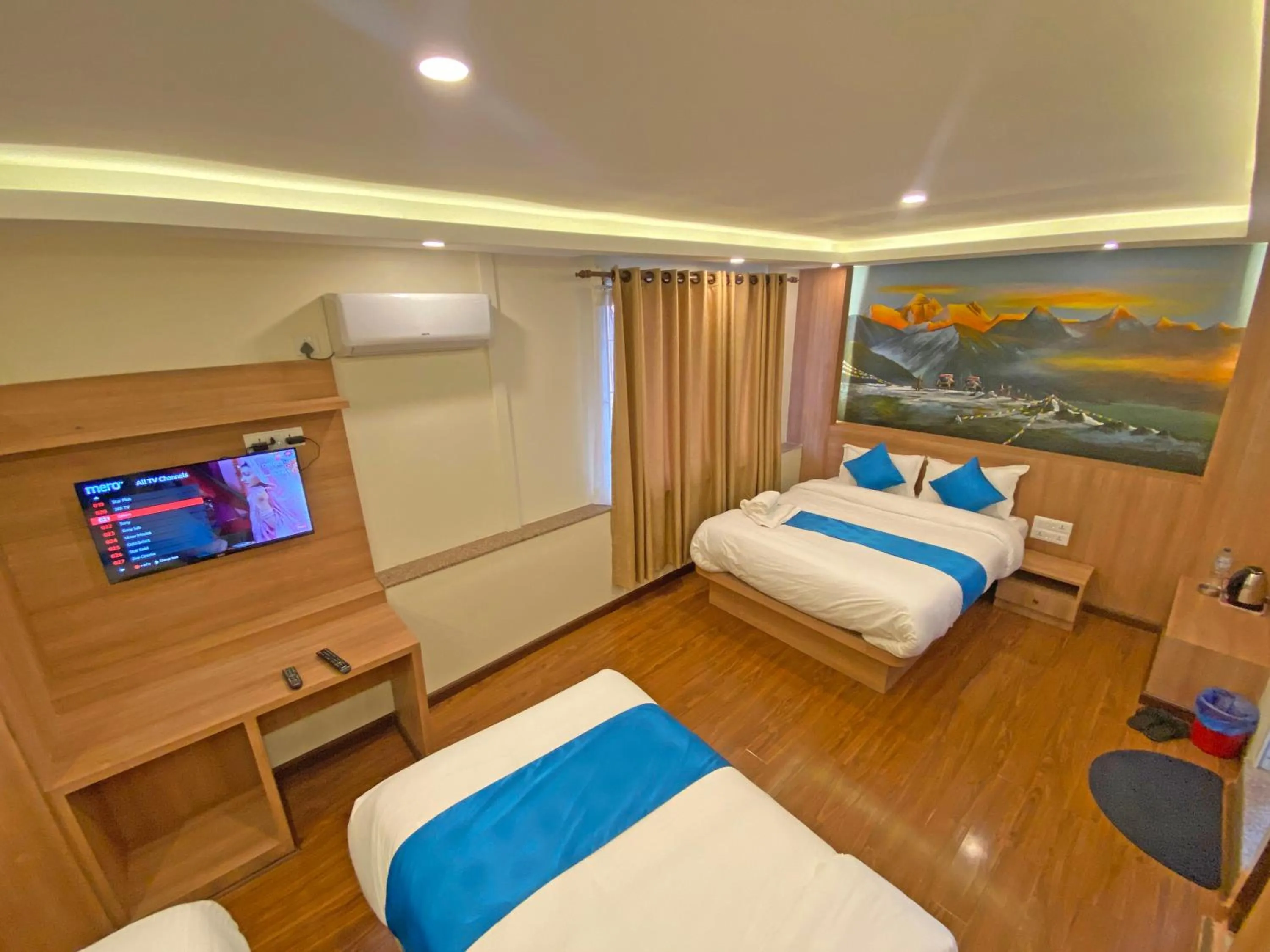 Bed in Hotel Dipjyoti