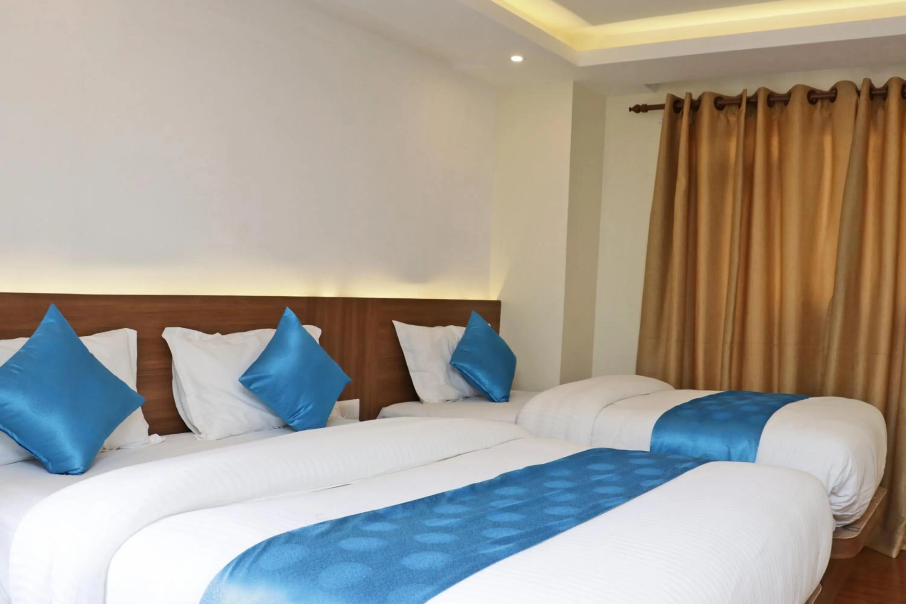 Bed in Hotel Dipjyoti