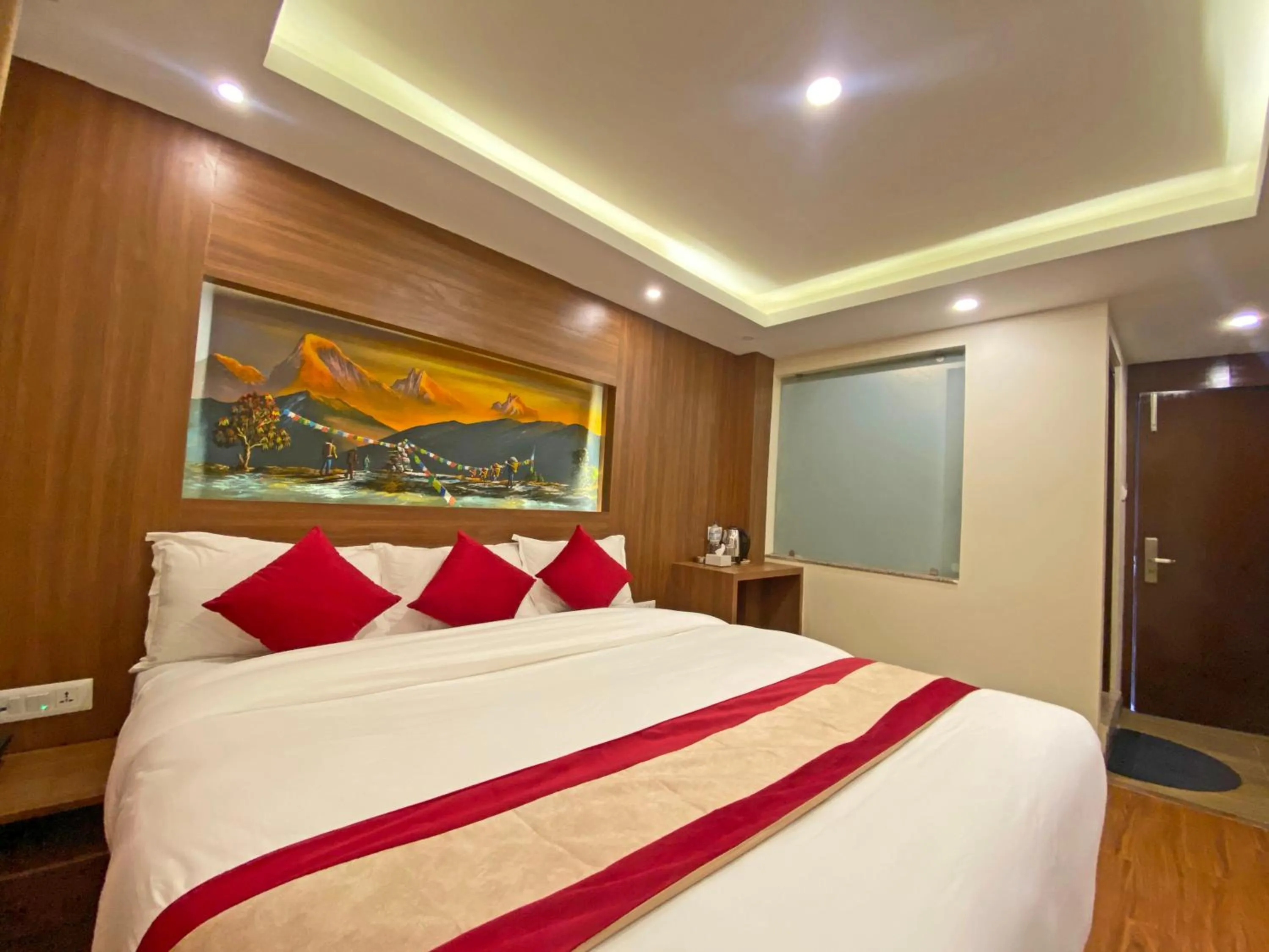 Bed in Hotel Dipjyoti