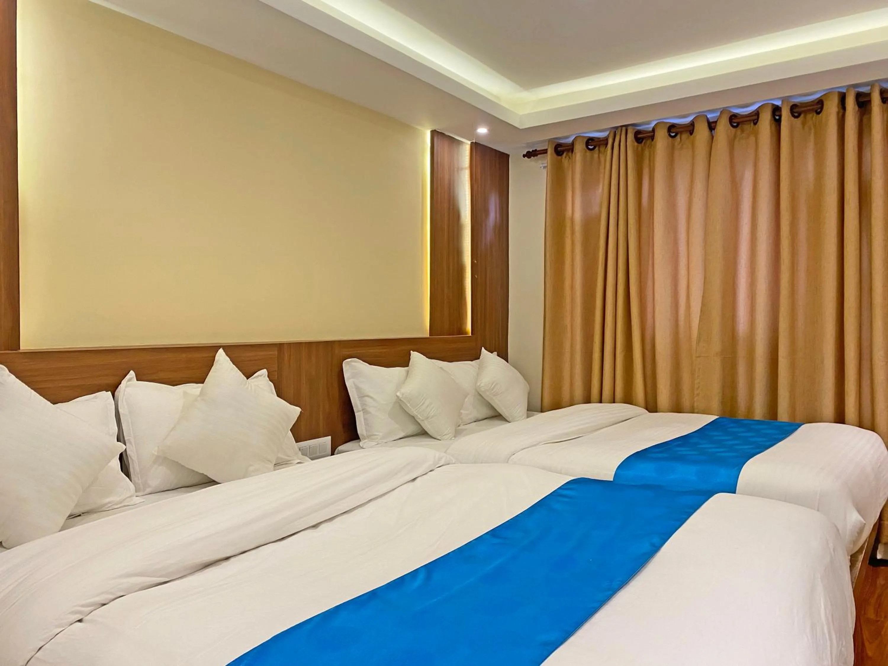 Bed in Hotel Dipjyoti