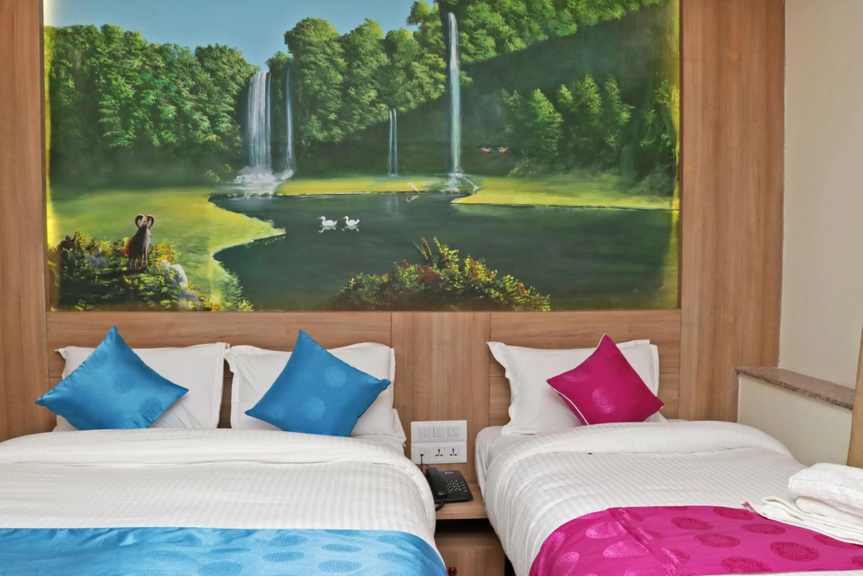 Bed in Hotel Dipjyoti