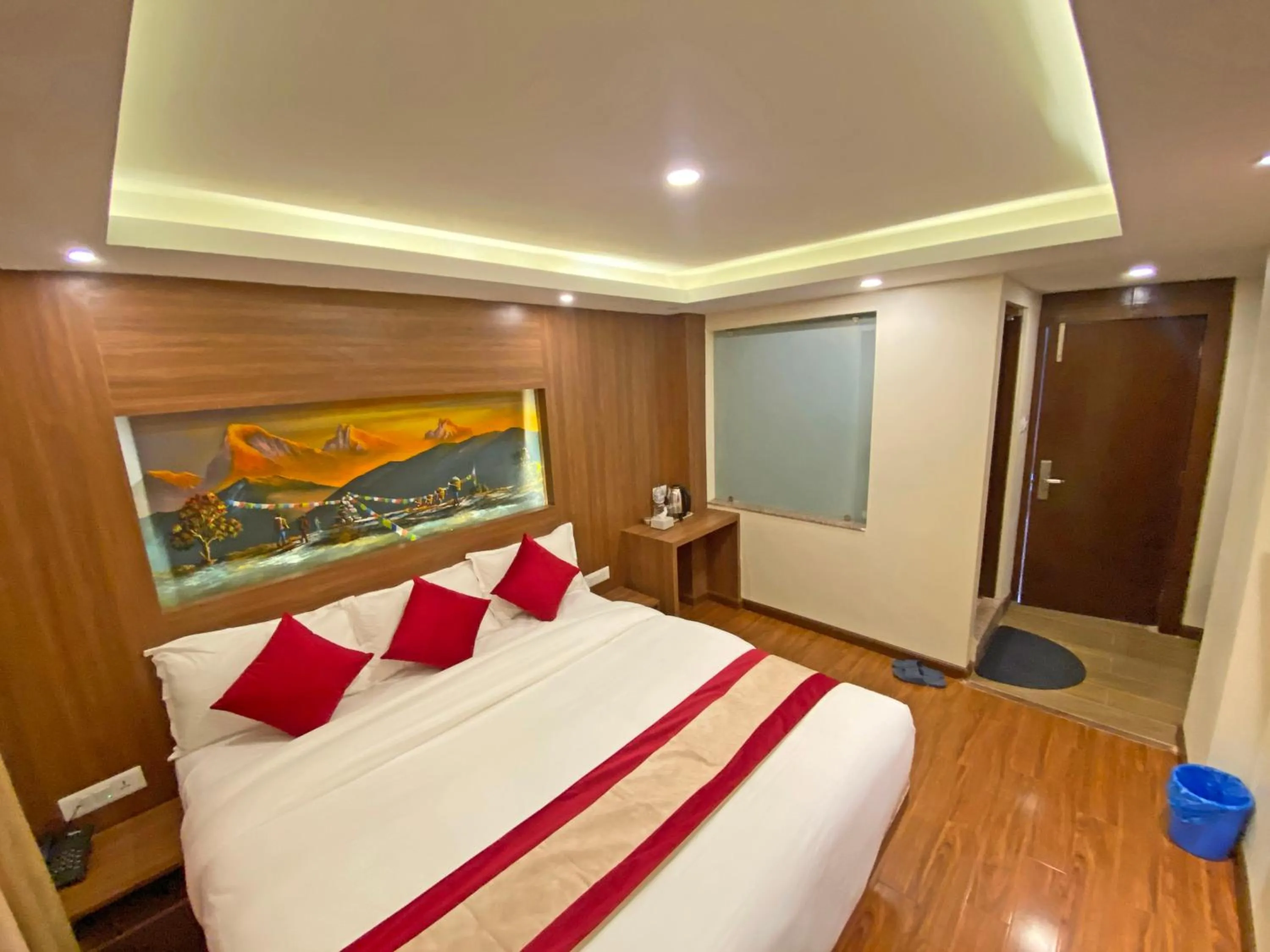 Bed in Hotel Dipjyoti