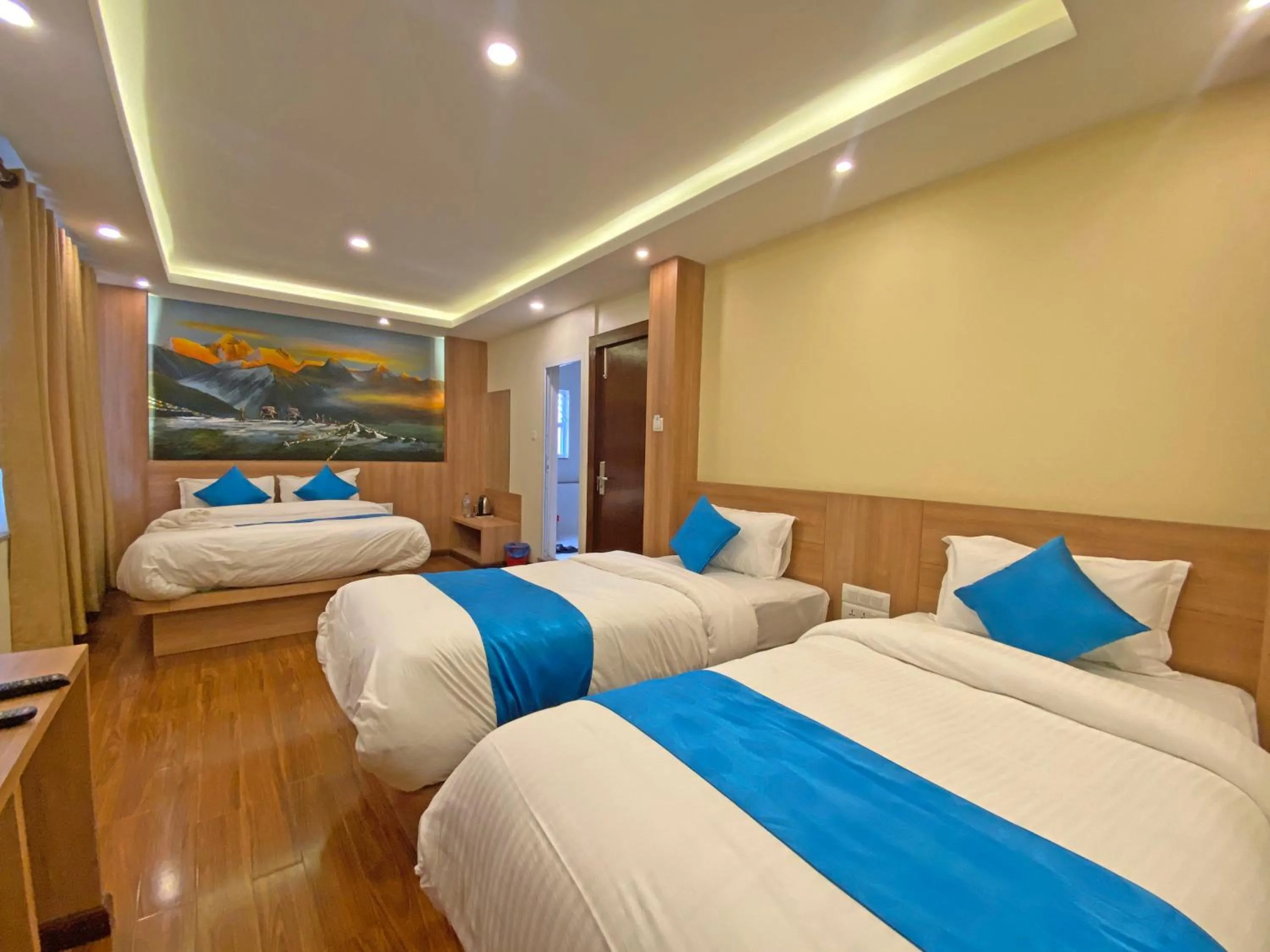 Bed in Hotel Dipjyoti