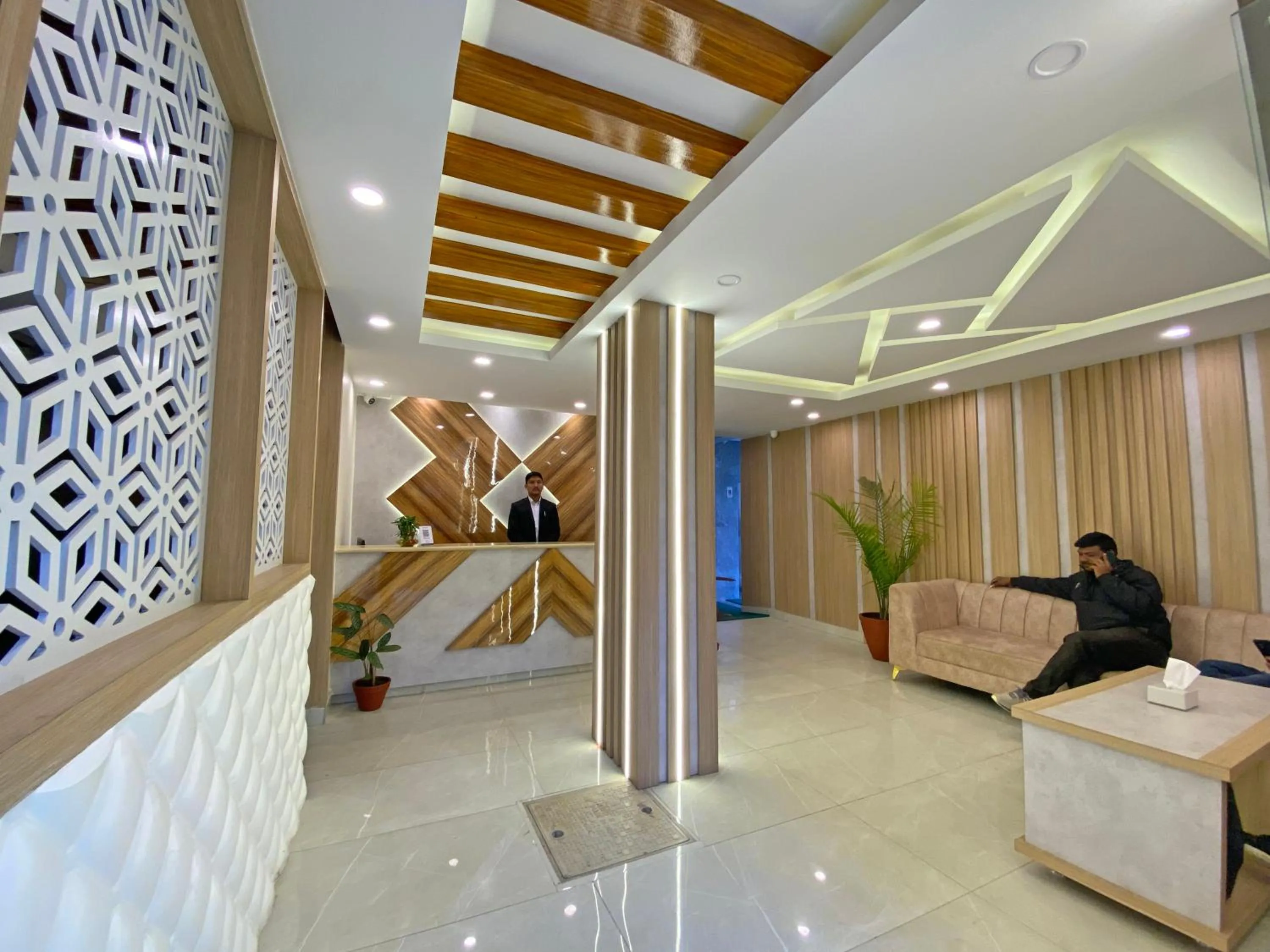 Seating area in Hotel Dipjyoti