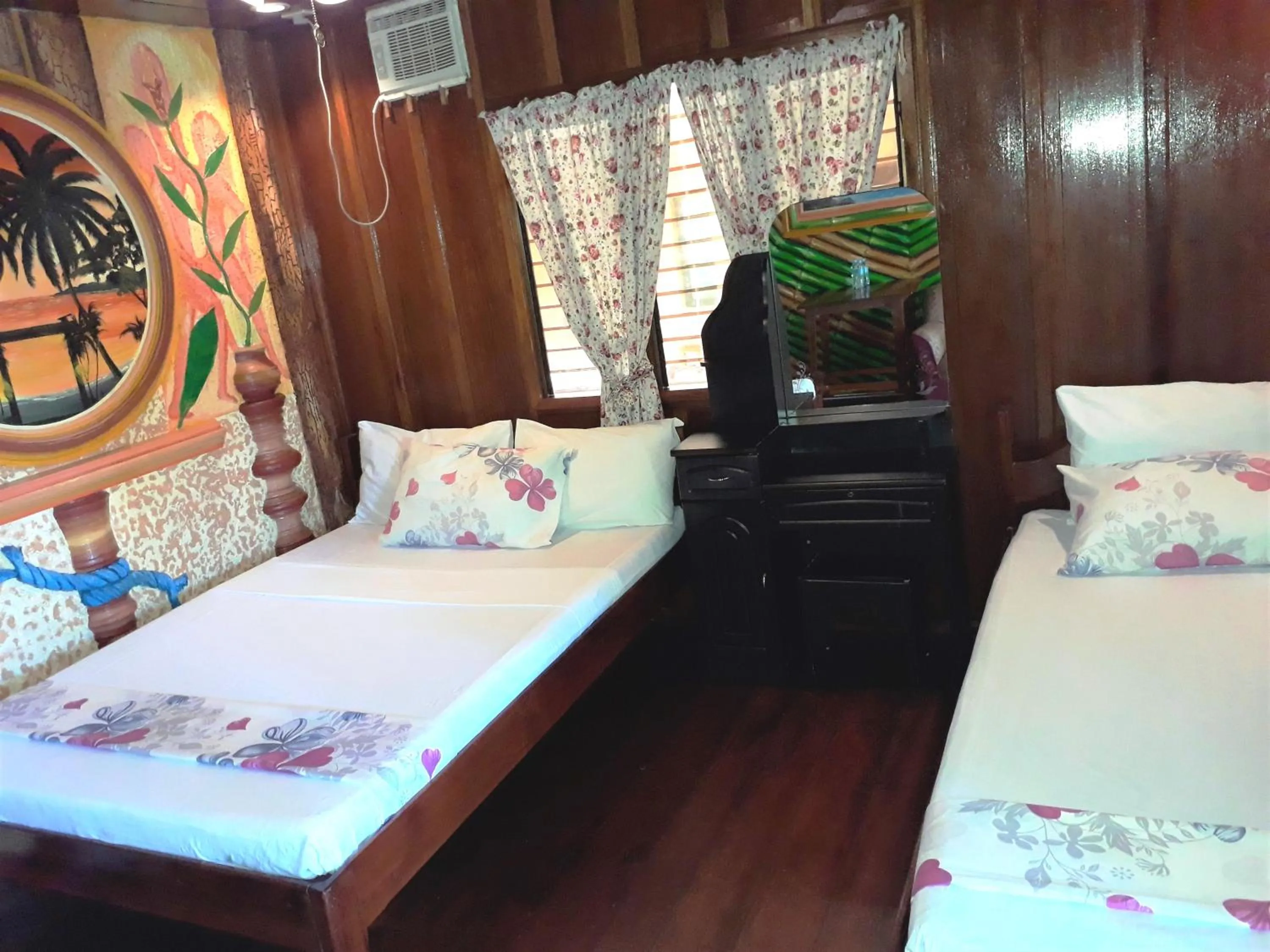 Bedroom, Bed in Ausan Beach Front Cottages