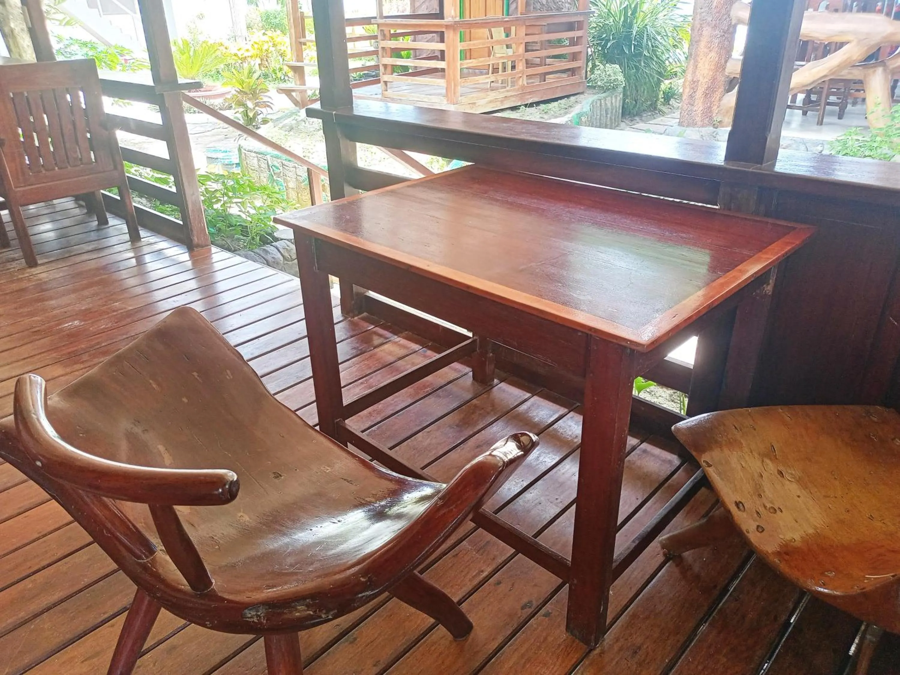 Balcony/Terrace in Ausan Beach Front Cottages