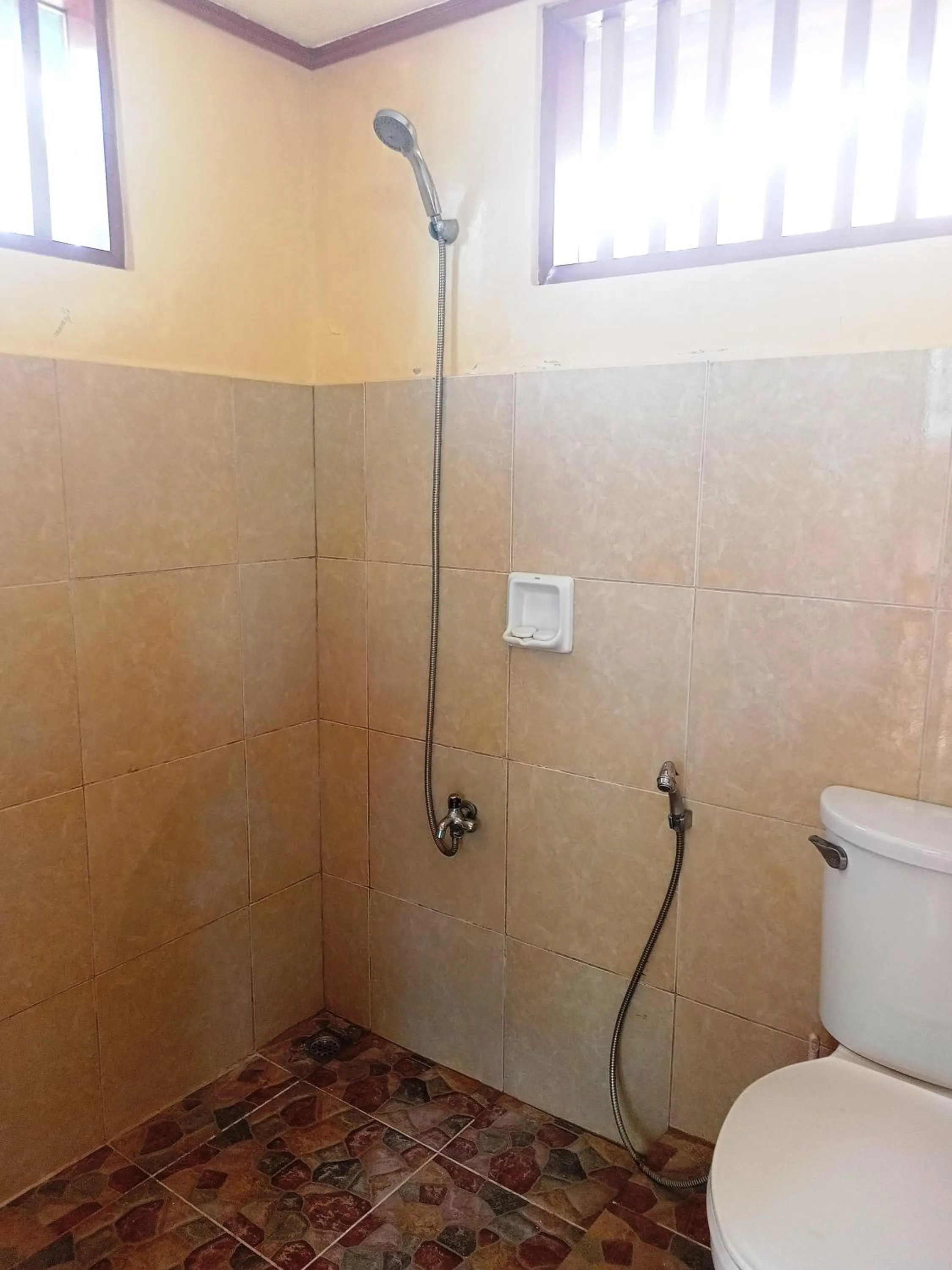 Shower in Ausan Beach Front Cottages