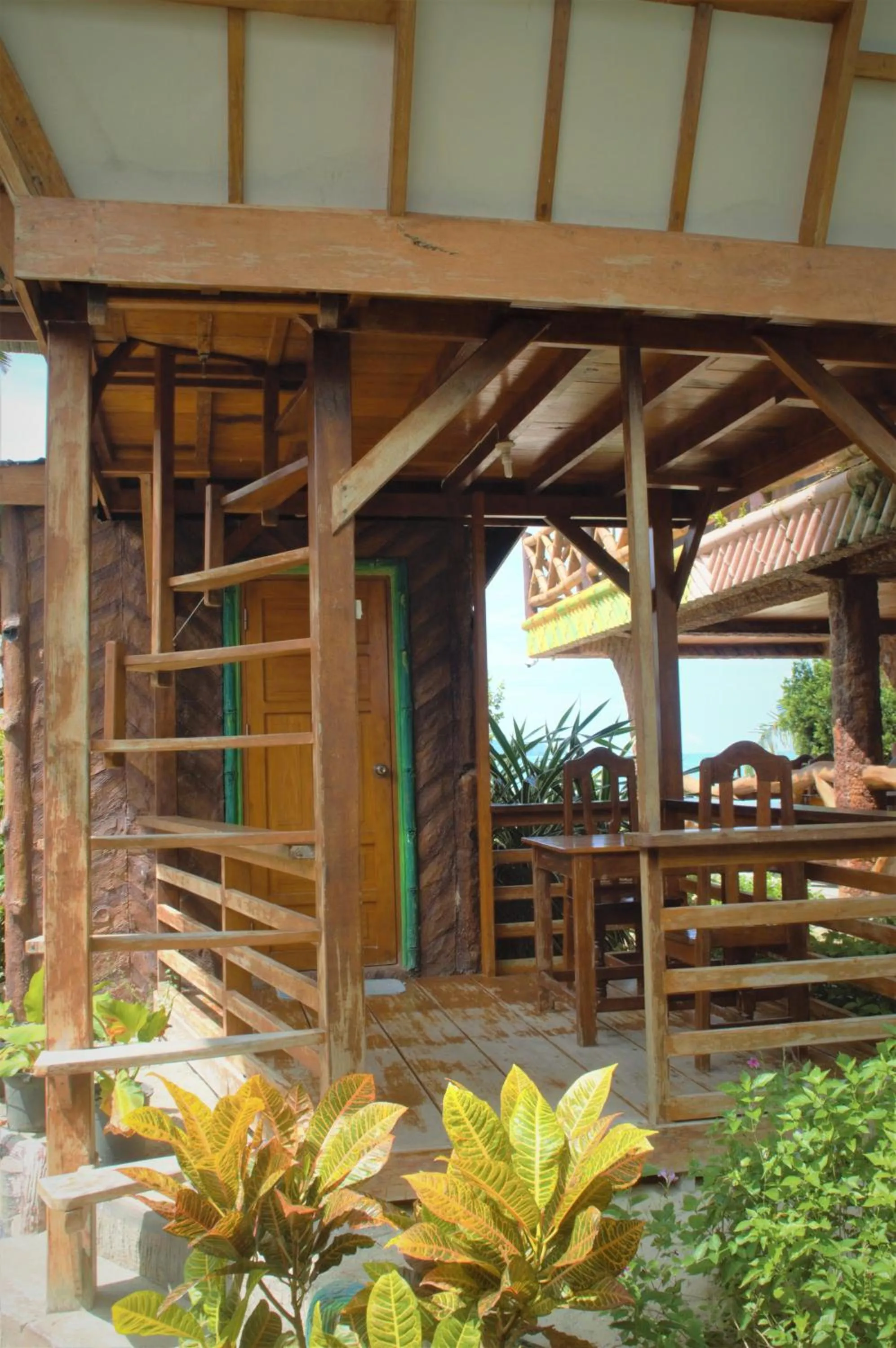 fireplace in Ausan Beach Front Cottages