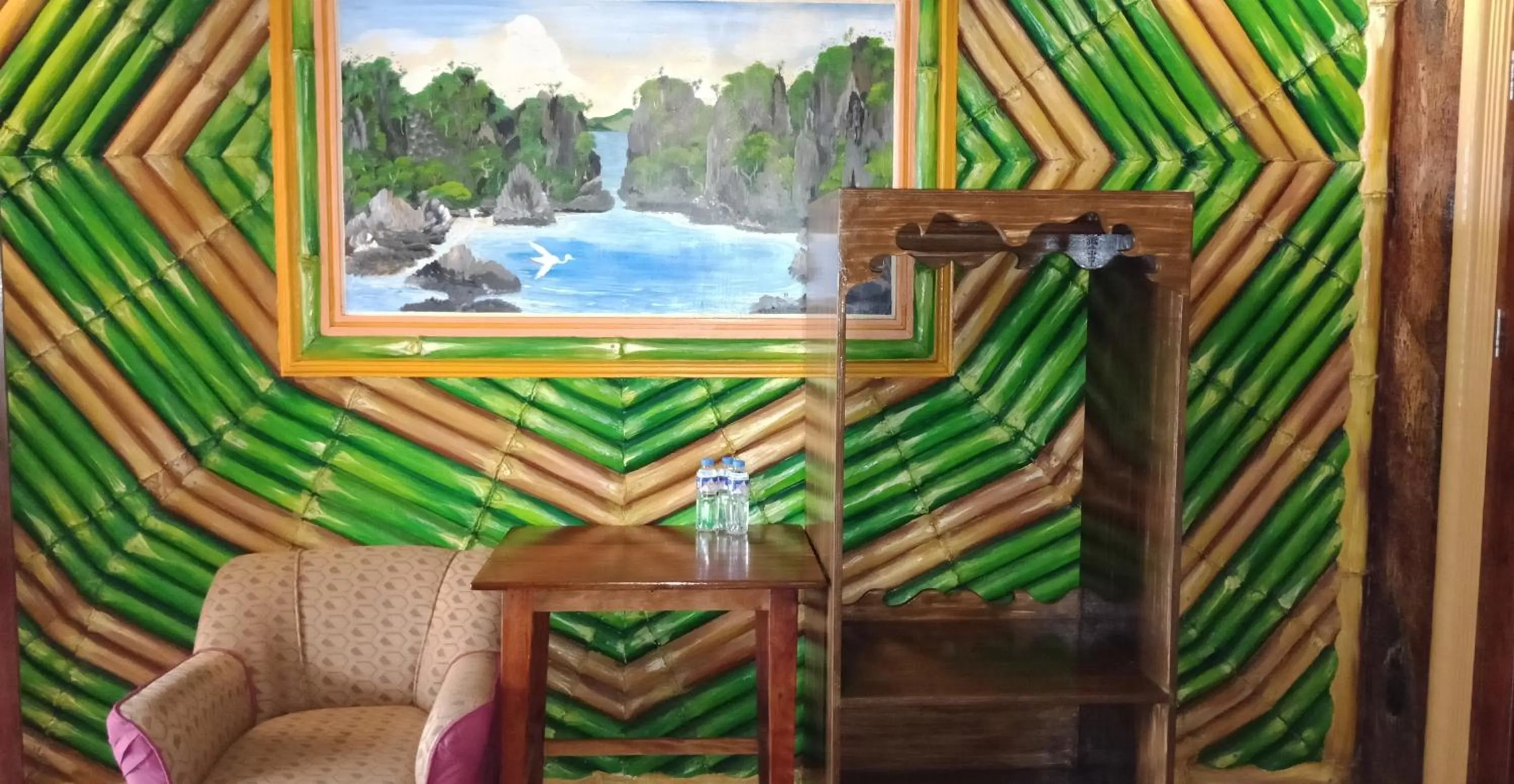 Seating area in Ausan Beach Front Cottages