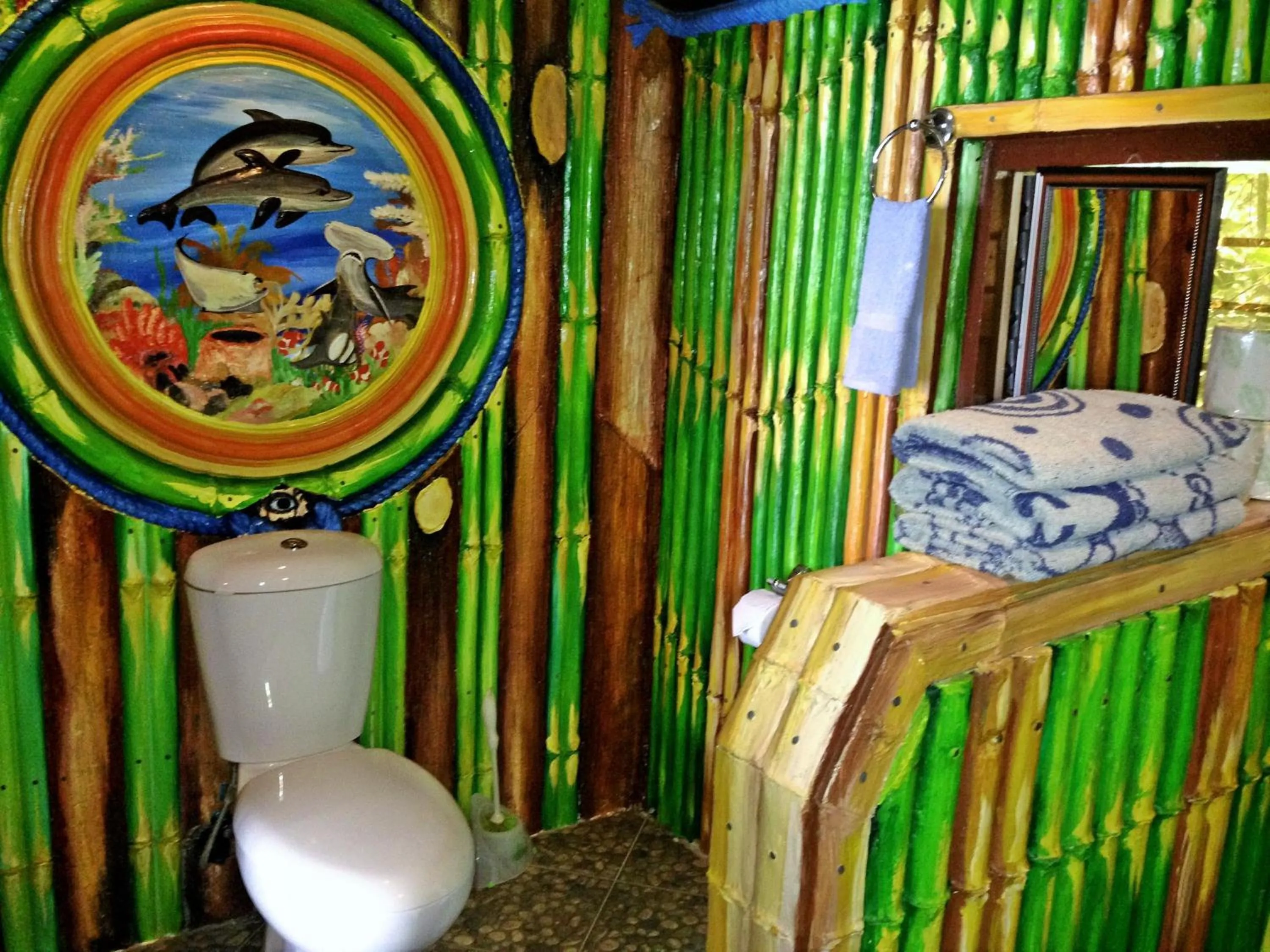 Toilet in Ausan Beach Front Cottages