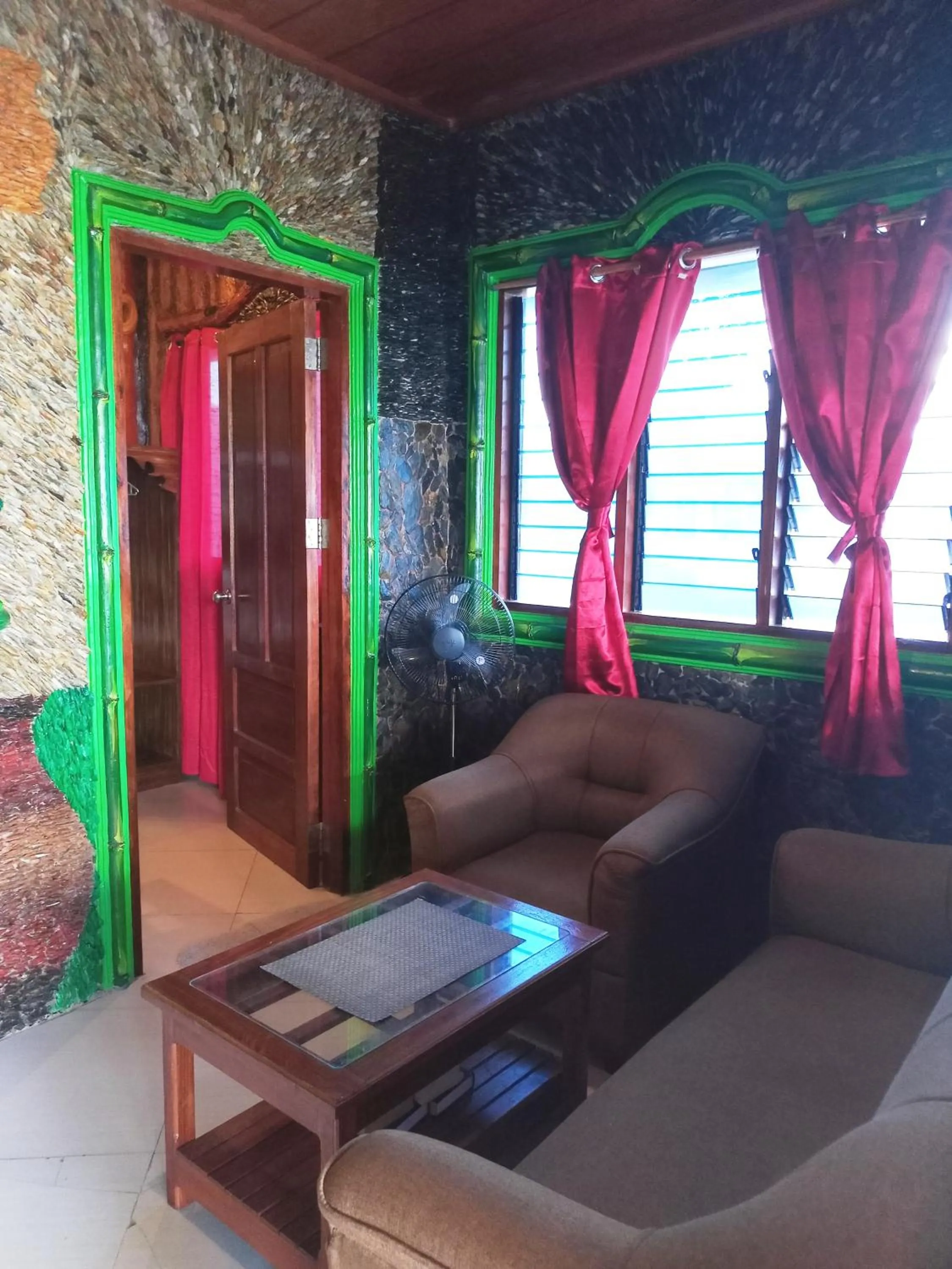 Living room in Ausan Beach Front Cottages