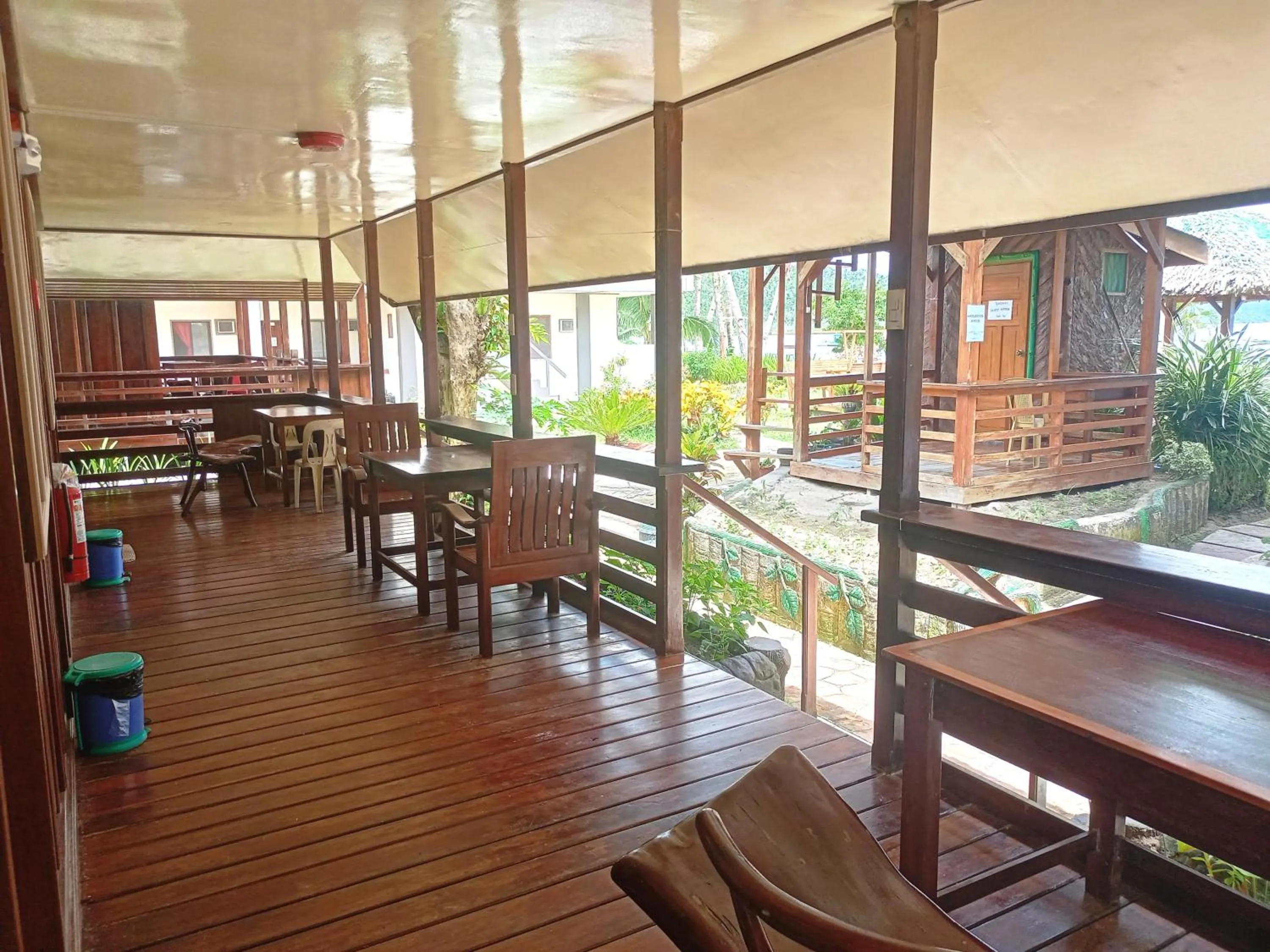 Balcony/Terrace in Ausan Beach Front Cottages