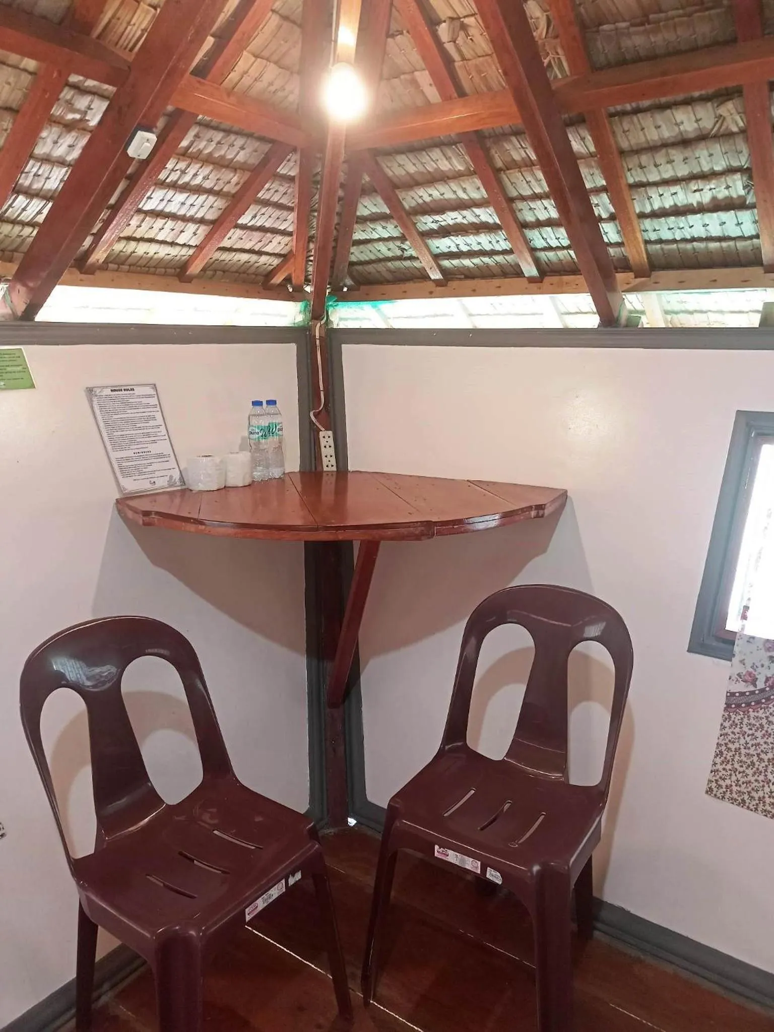 Seating area in Ausan Beach Front Cottages