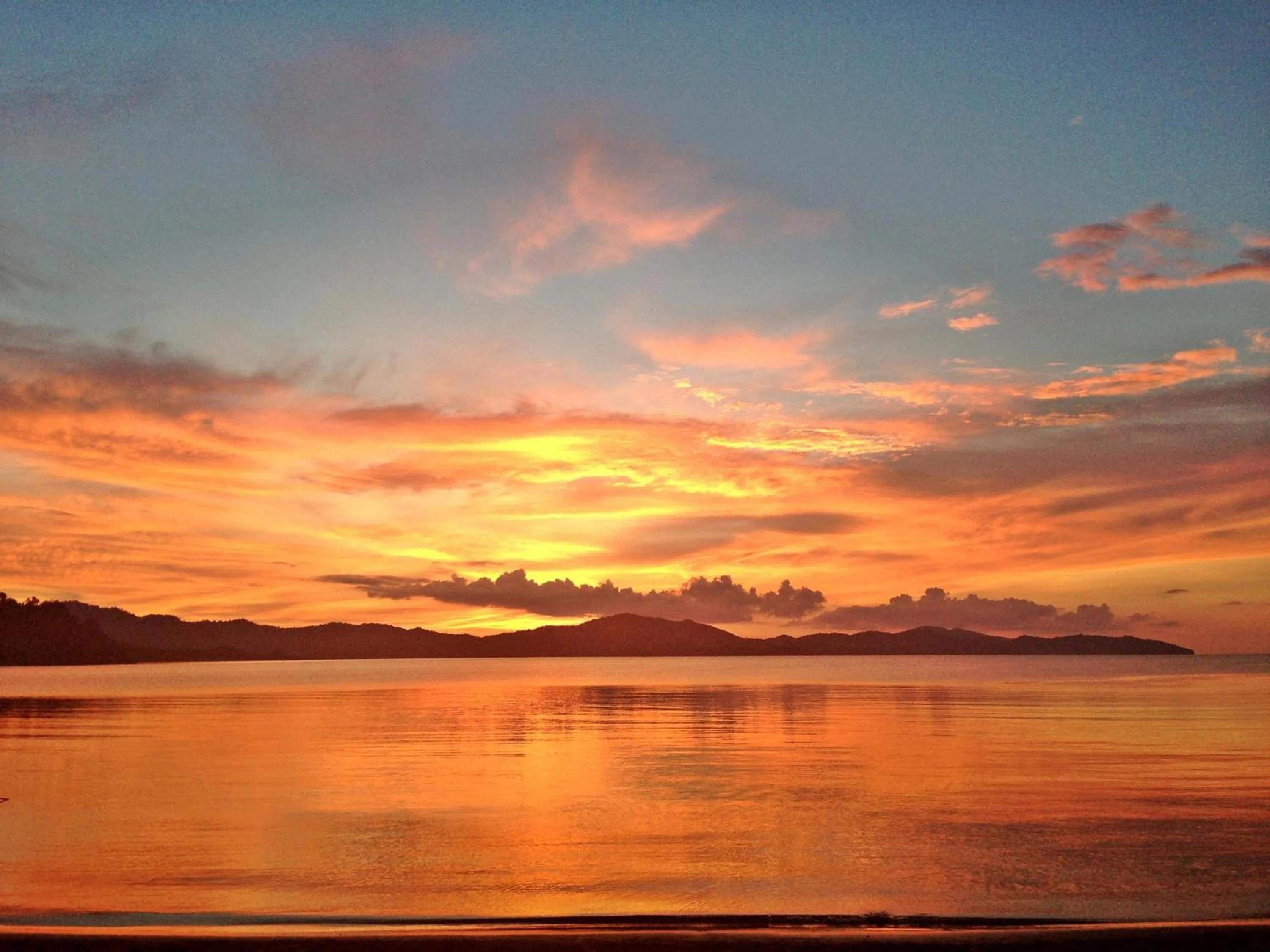 Sea view in Ausan Beach Front Cottages