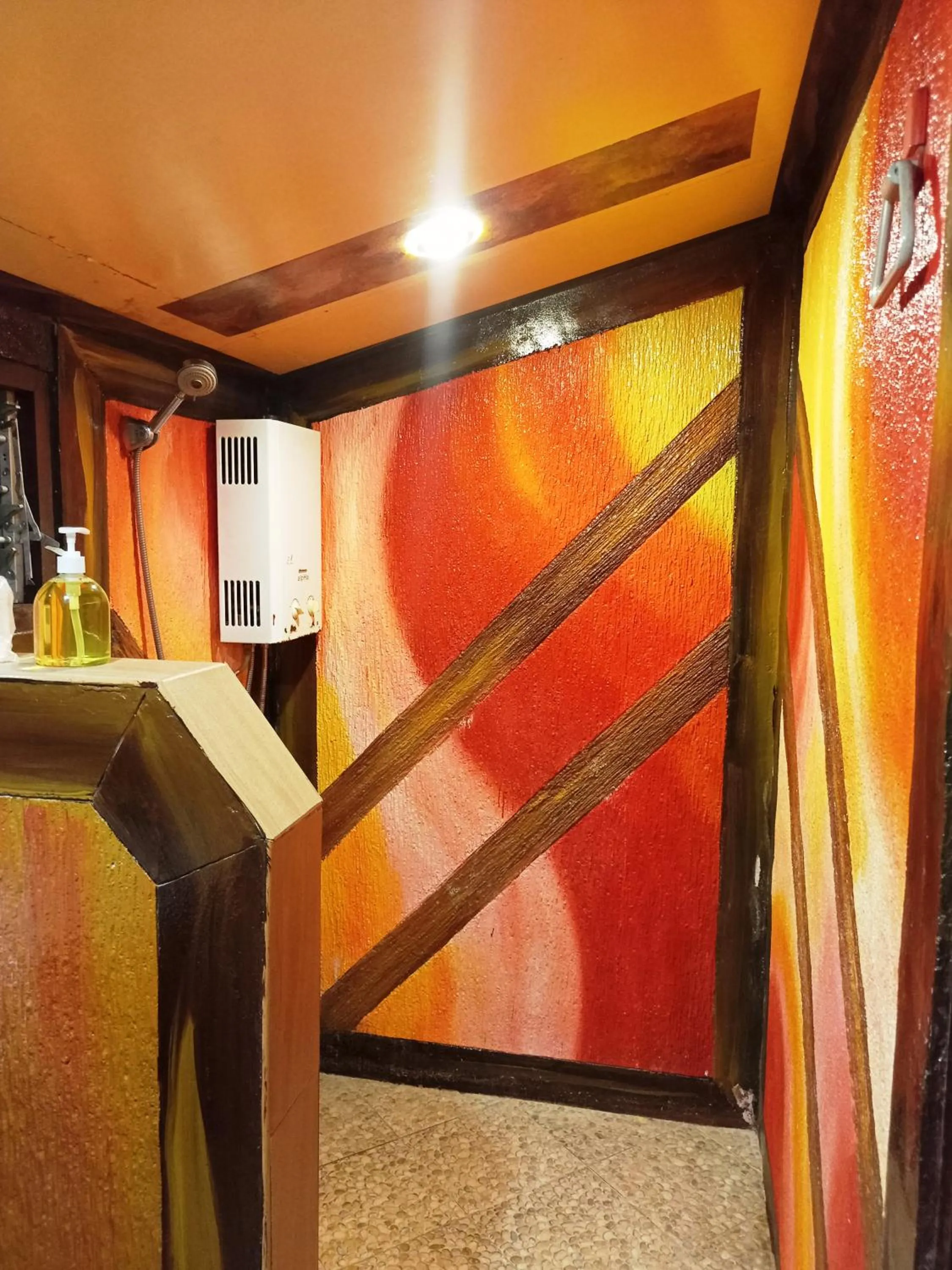 Shower in Ausan Beach Front Cottages