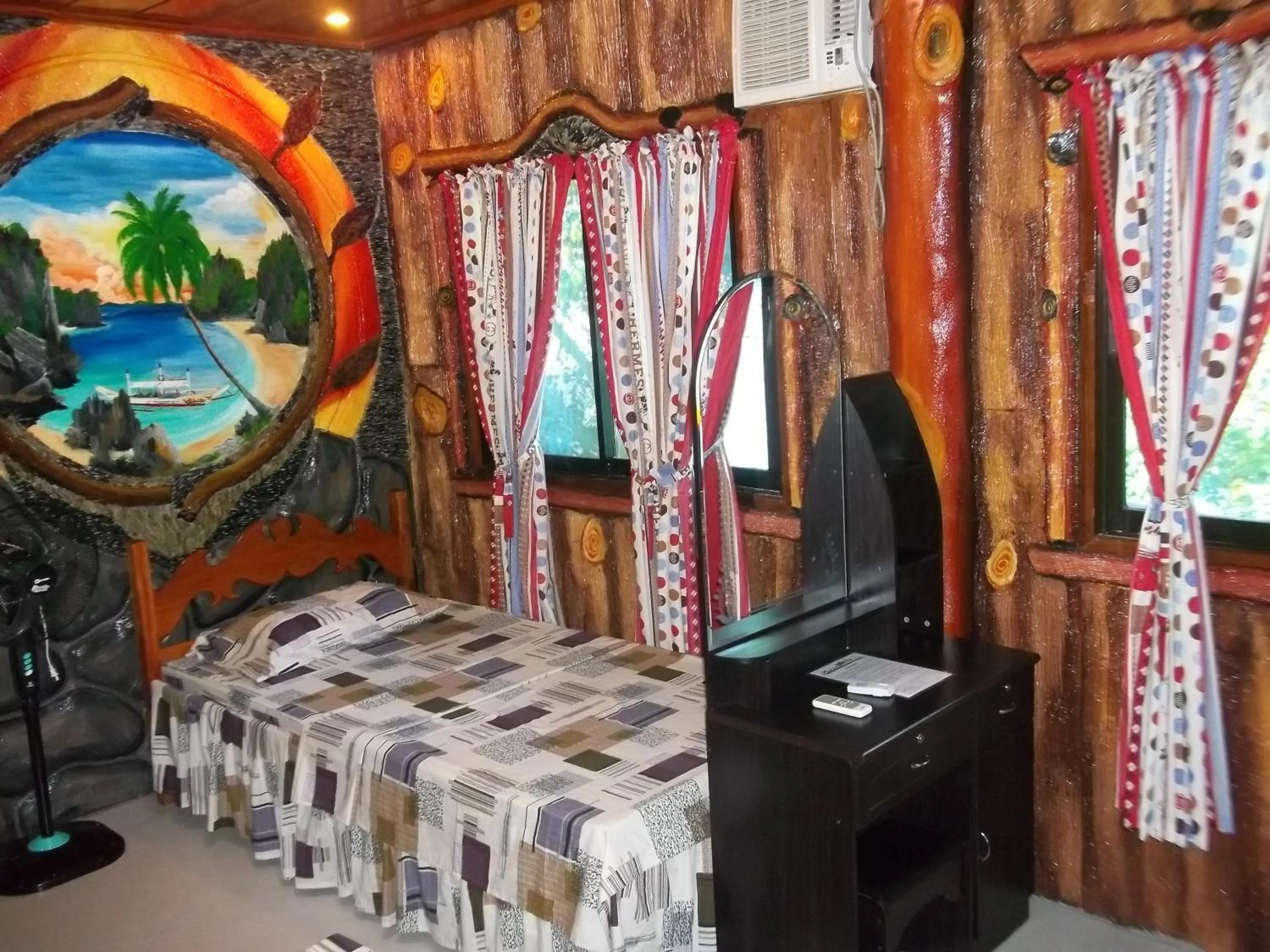 Bed in Ausan Beach Front Cottages