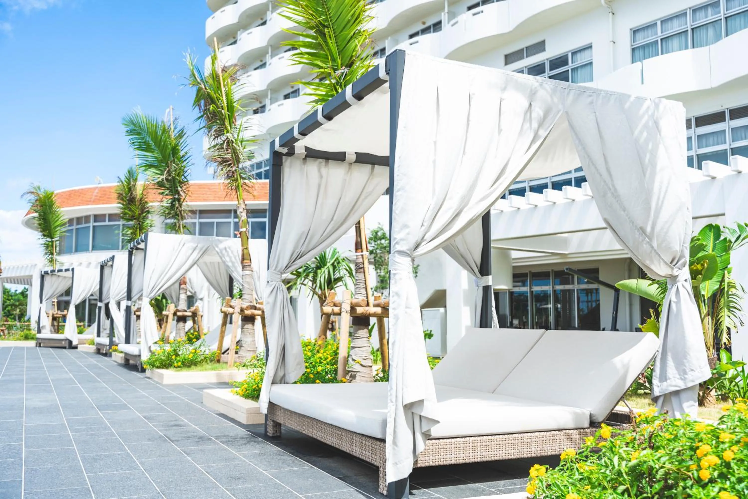 Swimming pool in Okinawa Zanpamisaki Royal Hotel
