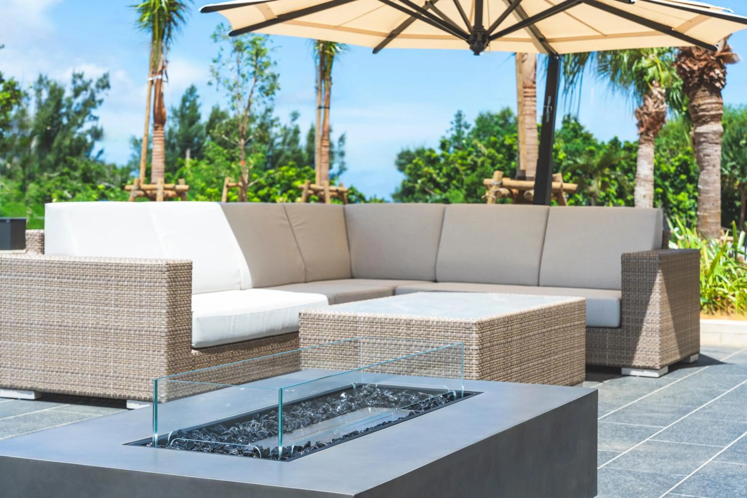 Swimming pool, Balcony/Terrace in Okinawa Zanpamisaki Royal Hotel