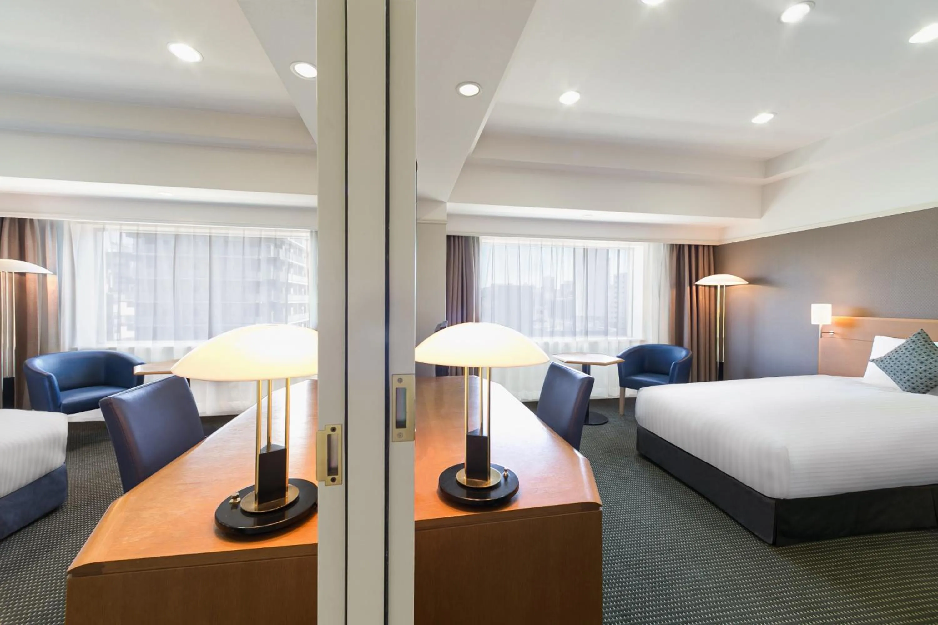 Photo of the whole room, Bed in Grand Mercure Sapporo Odori Park