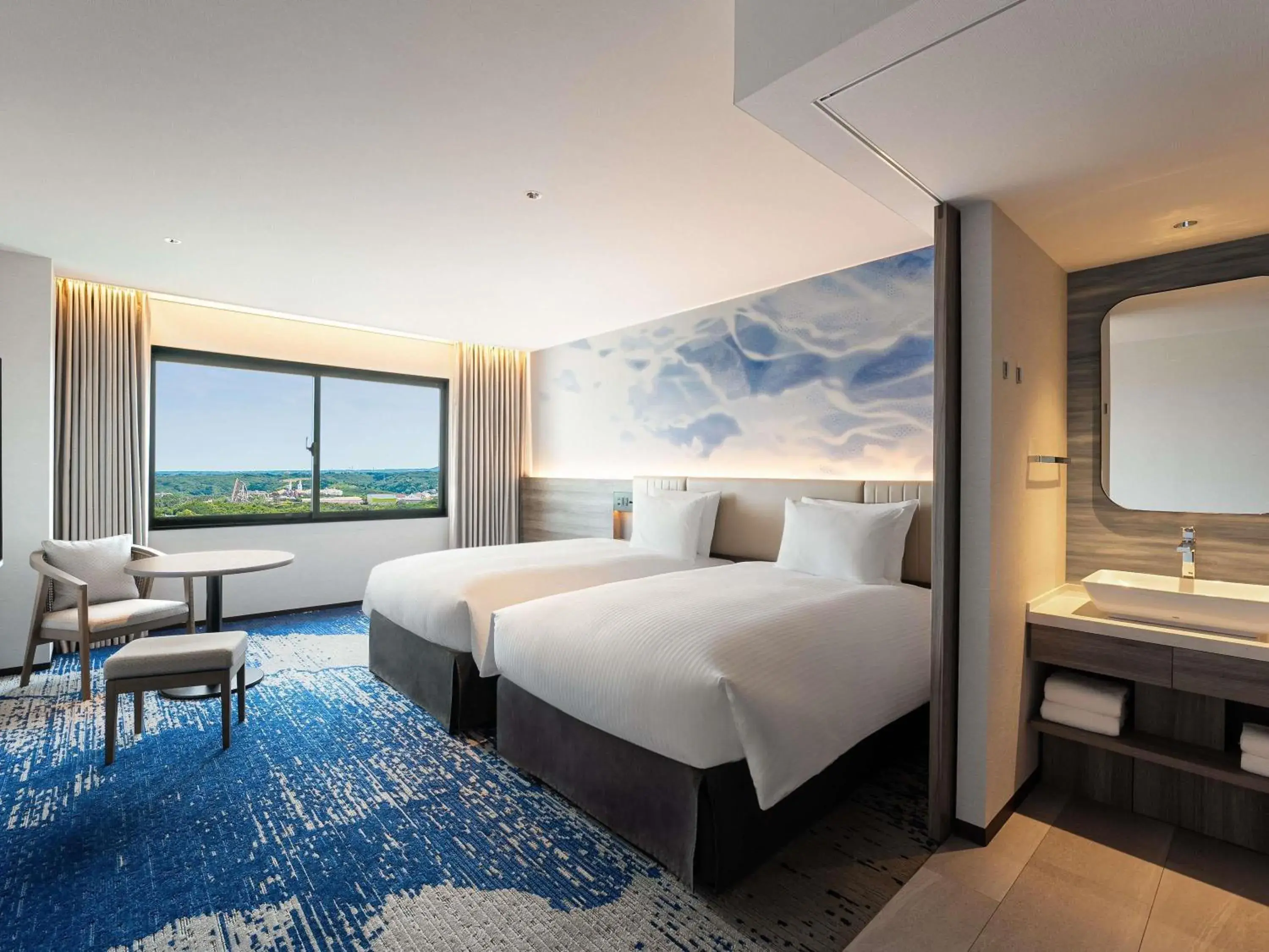 Superior Room with Two Single Beds and Two Extra Beds - Mountain View in Grand Mercure Ise-shima Resort & Spa Superior Room with Two Single Beds and Two Extra Beds - Mountain View in Grand Mercure Ise-shima Resort & Spa