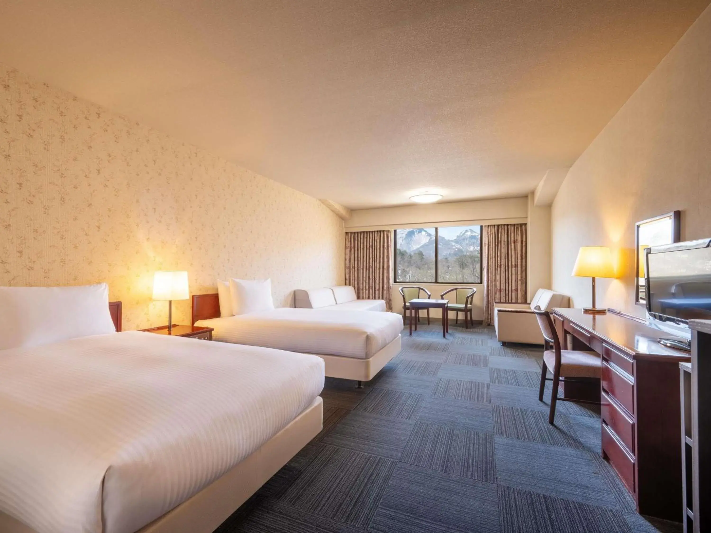 Classic Room with Two Single Beds and Two Sofa Beds in Mercure Urabandai Resort & Spa Classic Room with Two Single Beds and Two Sofa Beds in Mercure Urabandai Resort & Spa