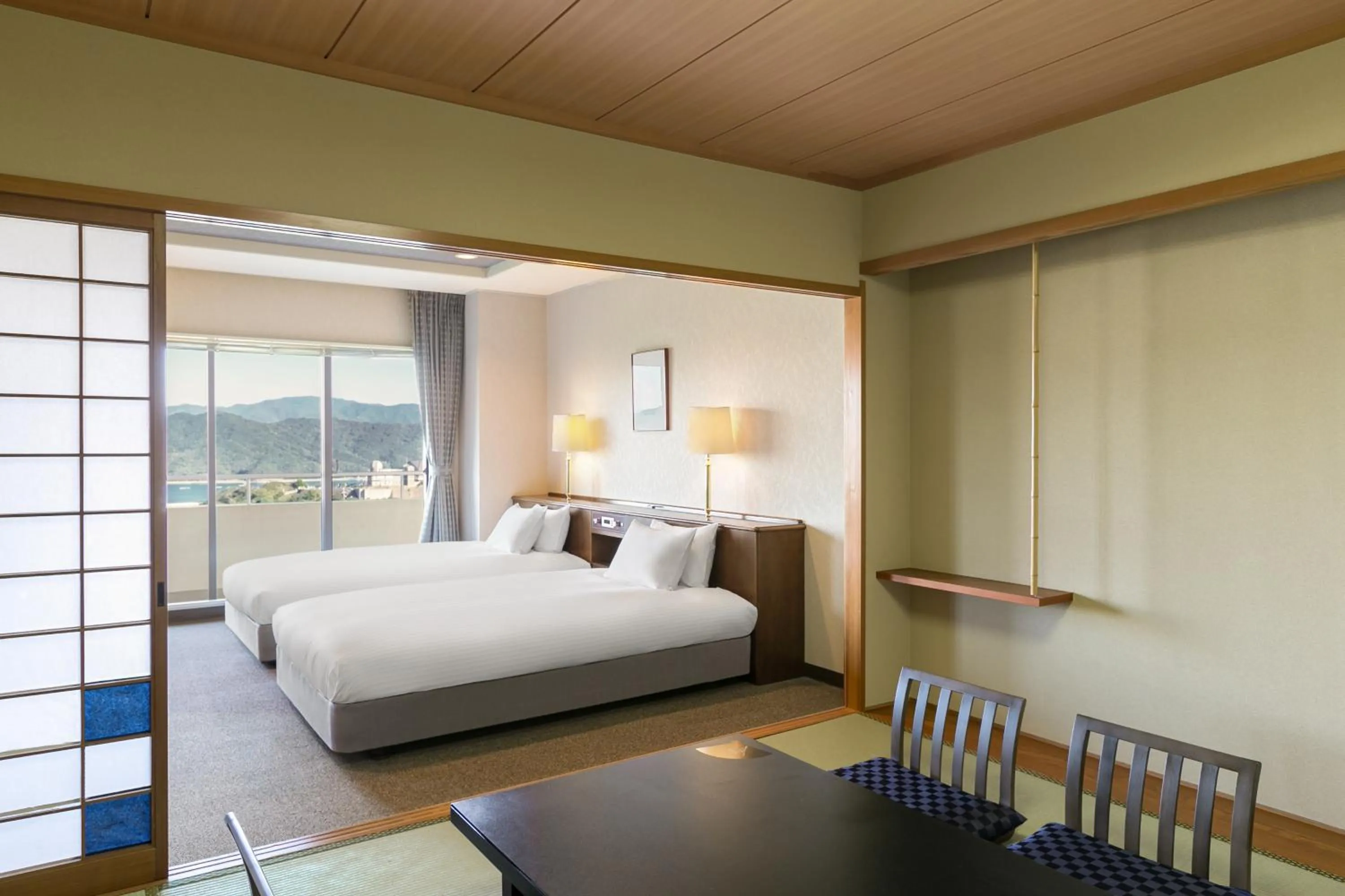 Bed in Grand Mercure Awaji Island Resort & Spa