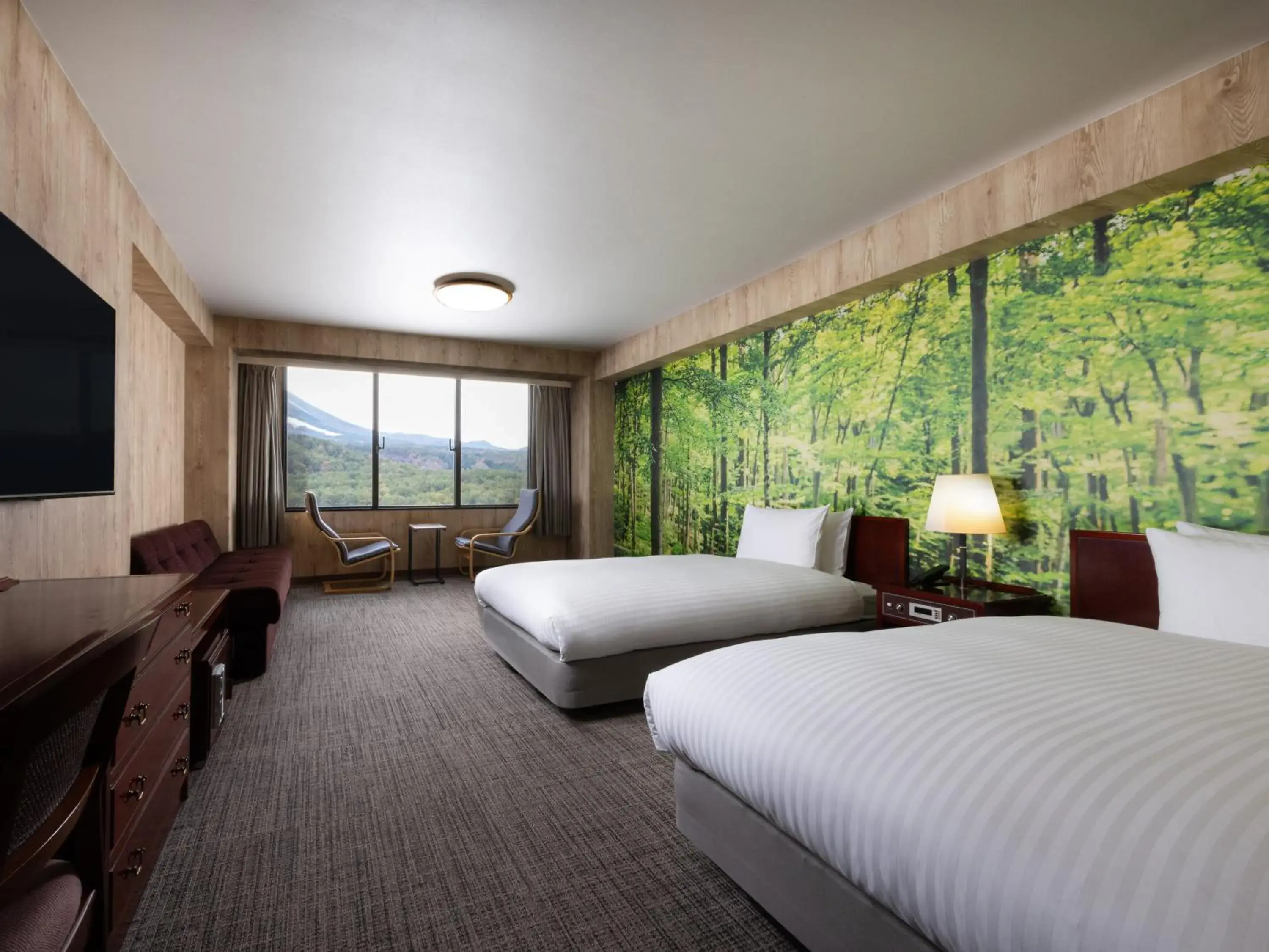 Standard Triple Room with Two Twin and One sofa Bed - Mountain View in Mercure Tottori Daisen Resort & Spa Standard Triple Room with Two Twin and One sofa Bed - Mountain View in Mercure Tottori Daisen Resort & Spa