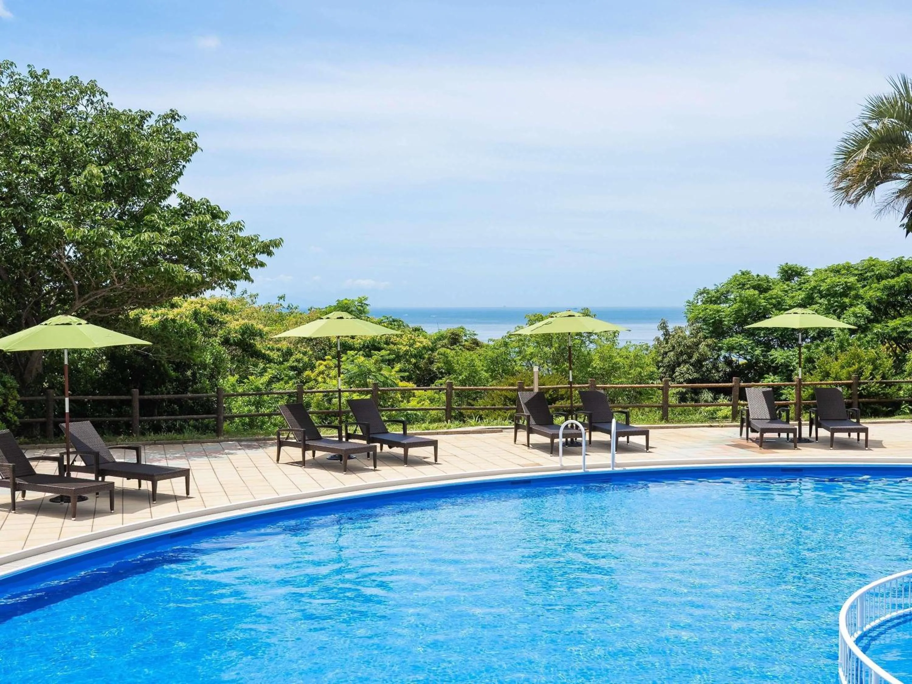 Pool view in Grand Mercure Minamiboso Resort & Spa