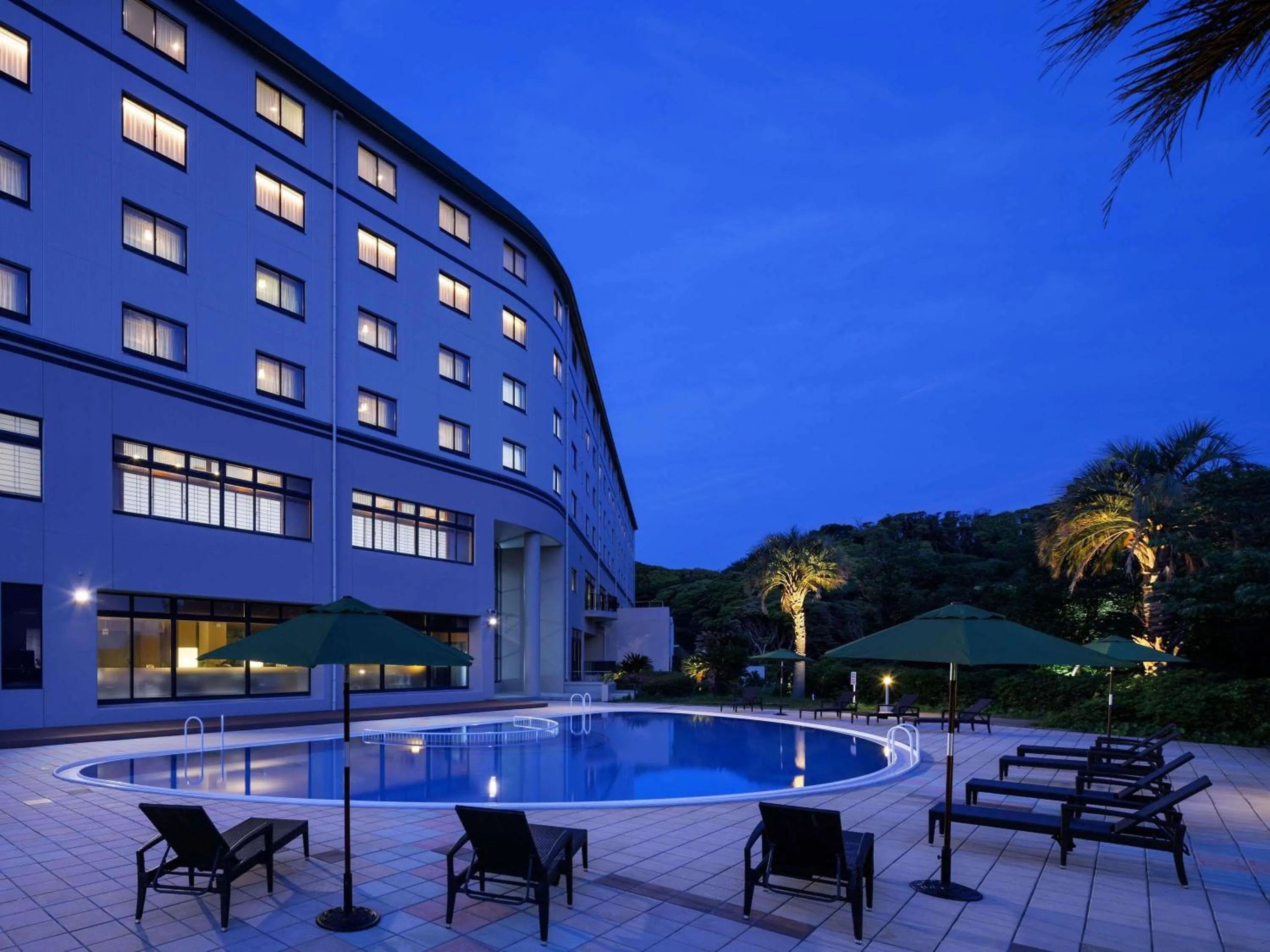 Pool view in Grand Mercure Minamiboso Resort & Spa