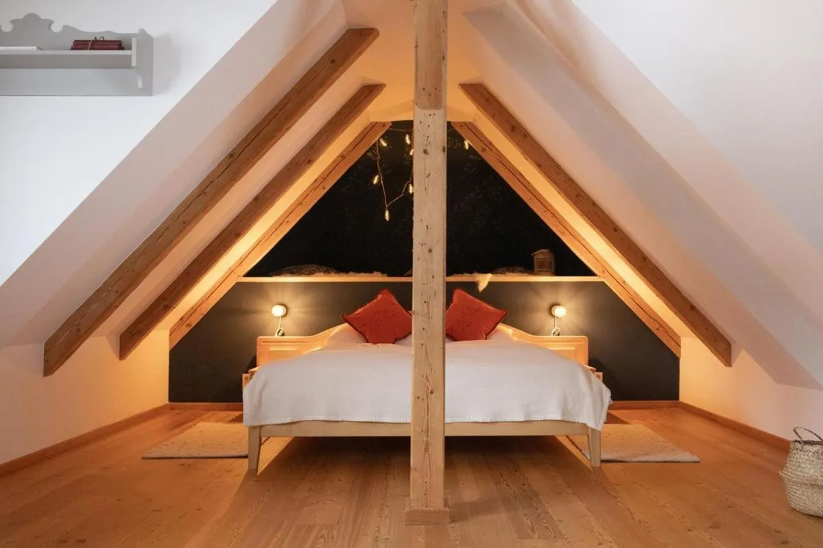 Bed in Appartementhotel am Weissensee