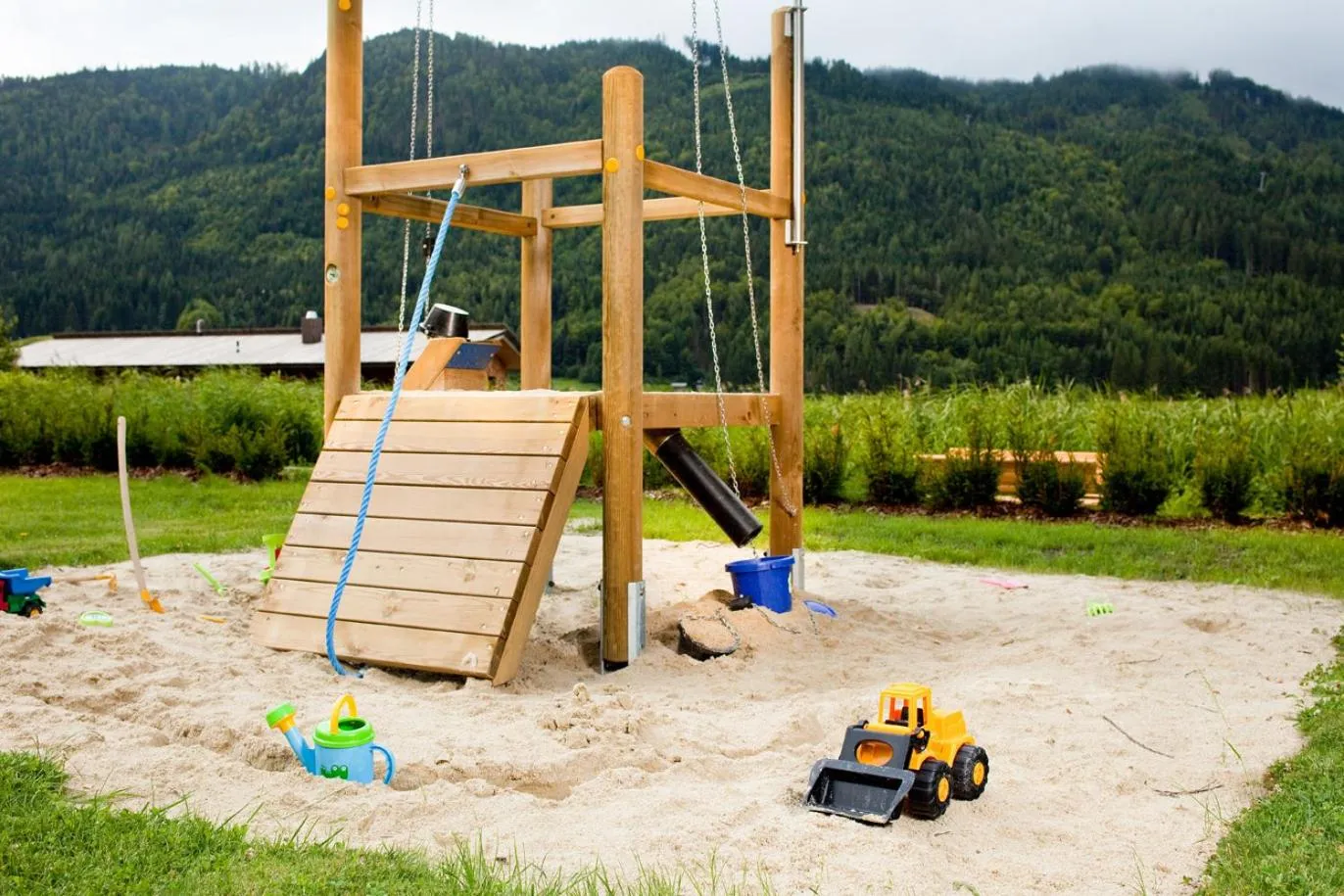 Children play ground in Appartementhotel am Weissensee