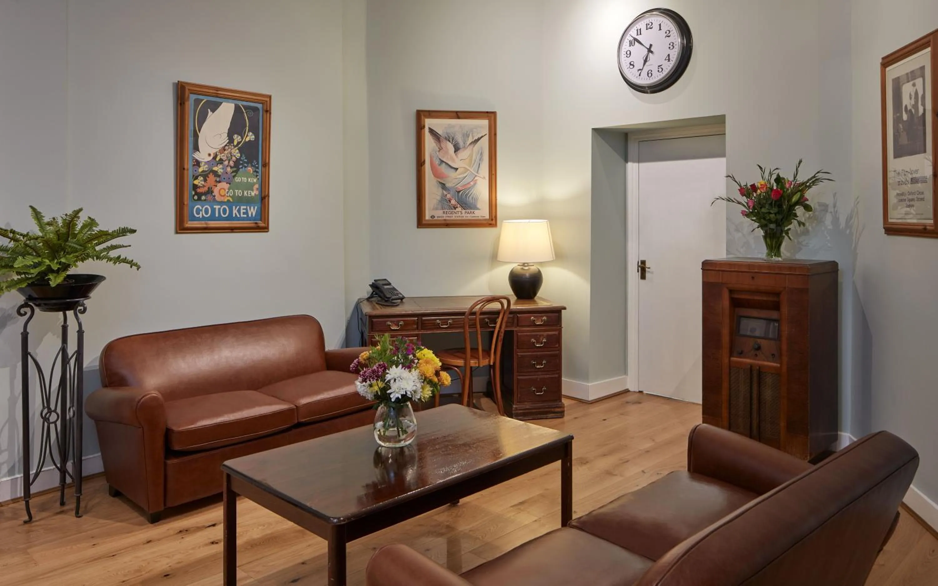Seating area in Euro Hotel