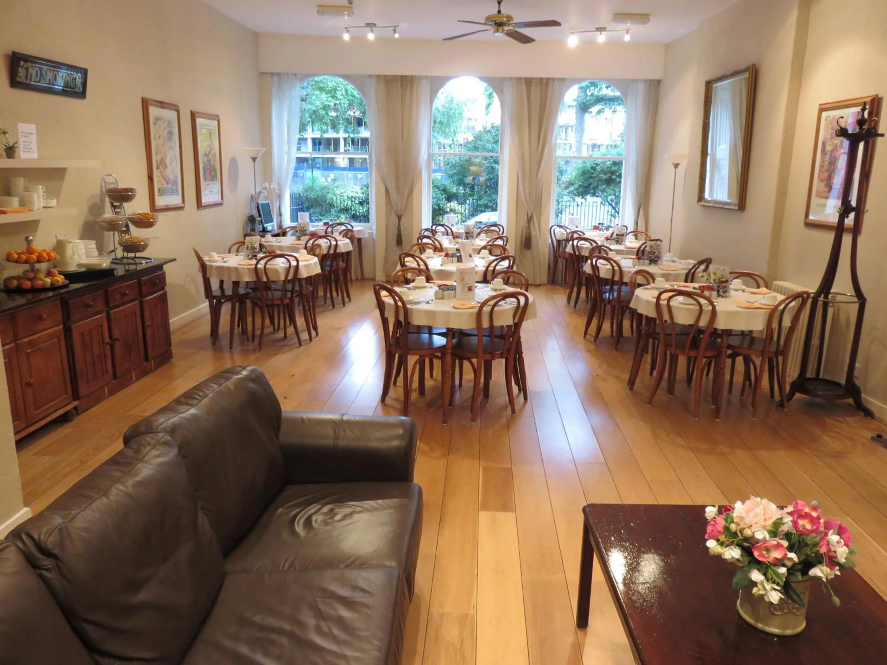 Dining area in Euro Hotel
