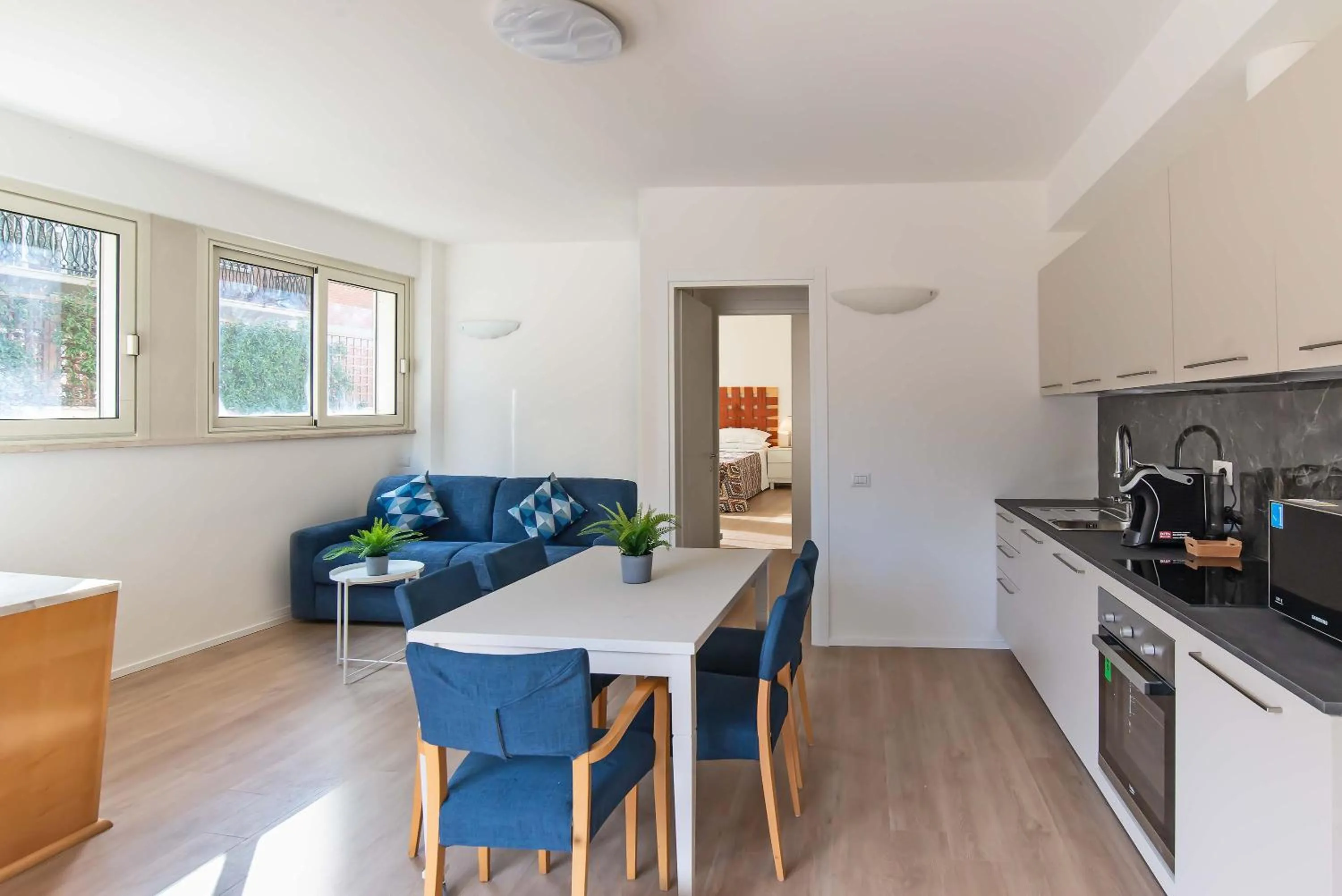 Coffee/tea facilities in Appartamenti Tre Fontane