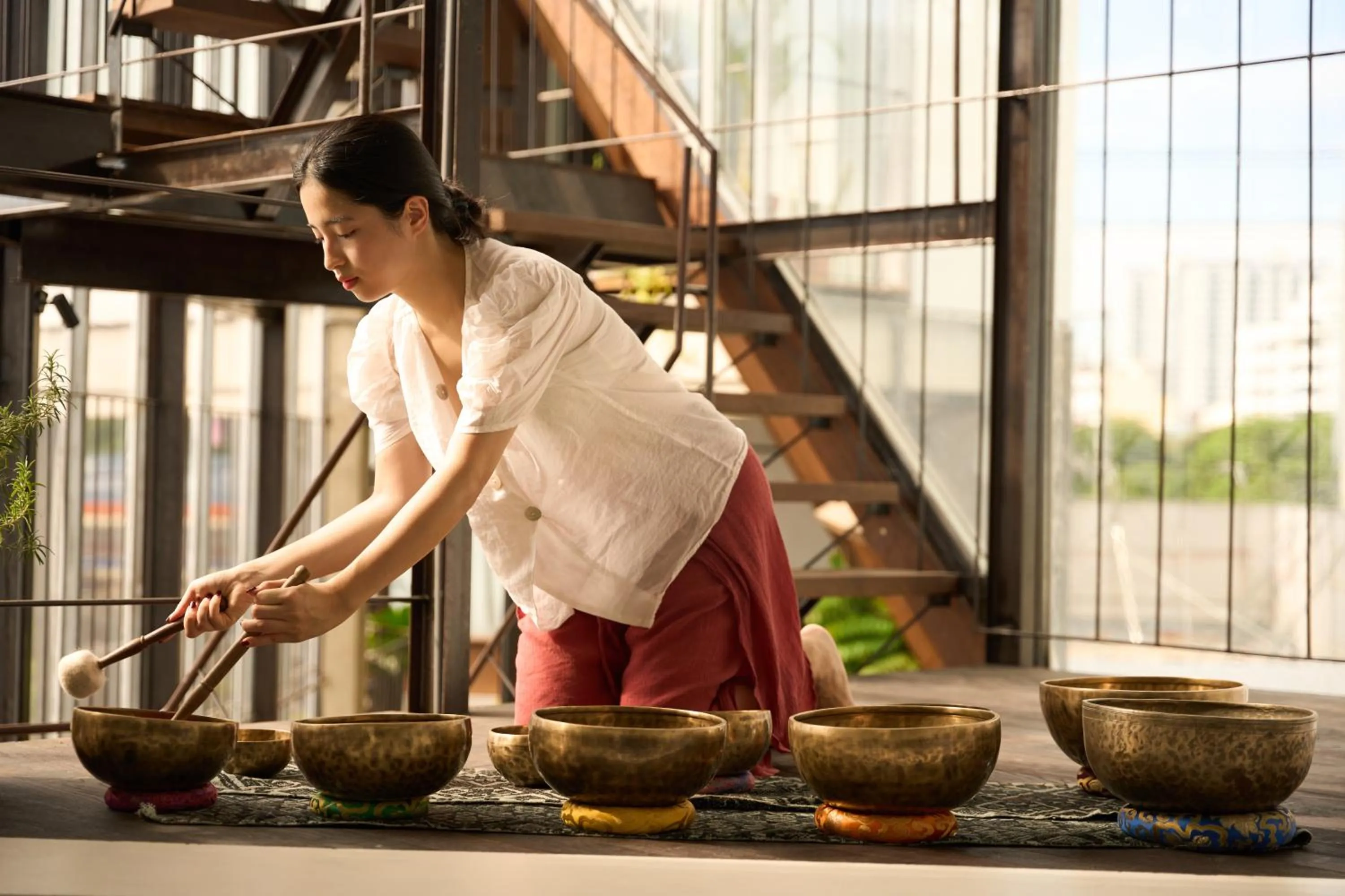 People in Sep'on Heartfulness Centre